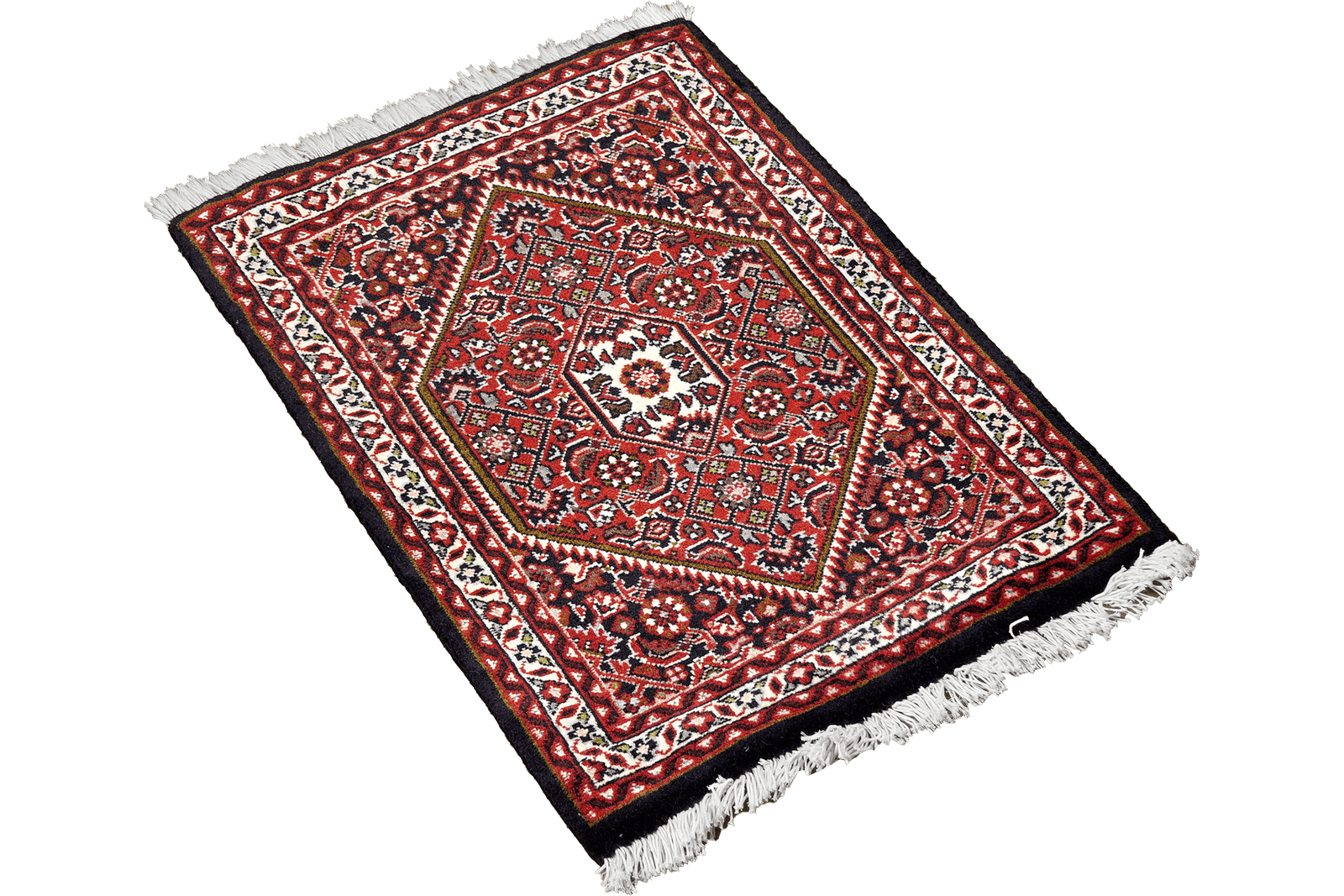 Bidjar Zandjan — Hand-knotted, 45x67 cm, Blue, 100% Virgin Wool | View 4