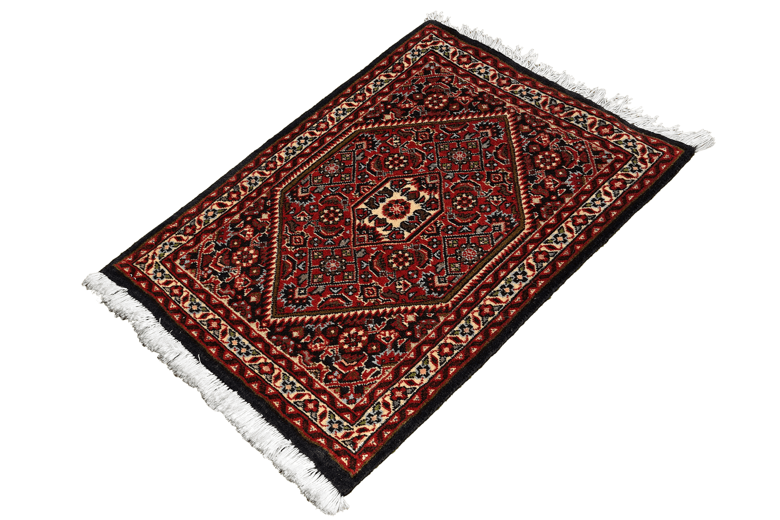 Bidjar Zandjan — Hand-knotted, 45x67 cm, Blue, 100% Virgin Wool | View 5