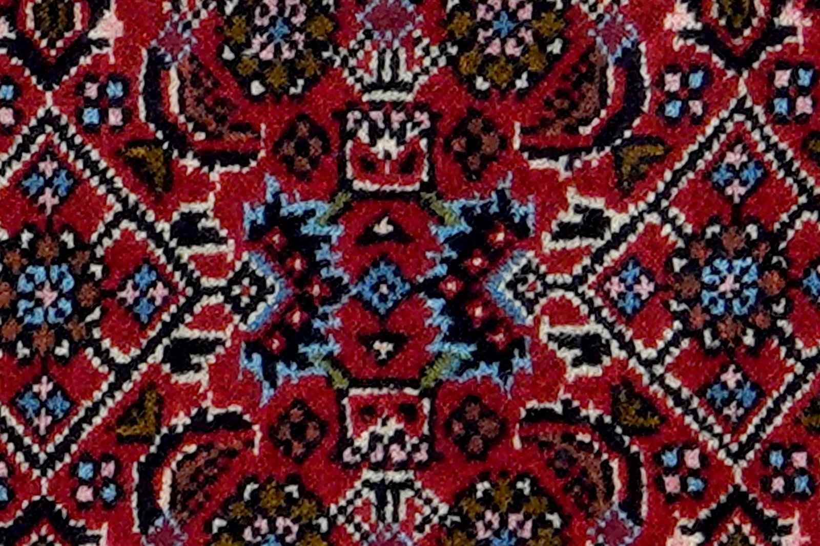 Bidjar Zandjan — Hand-knotted, 43x60 cm, Blue, 100% Virgin Wool | View 6
