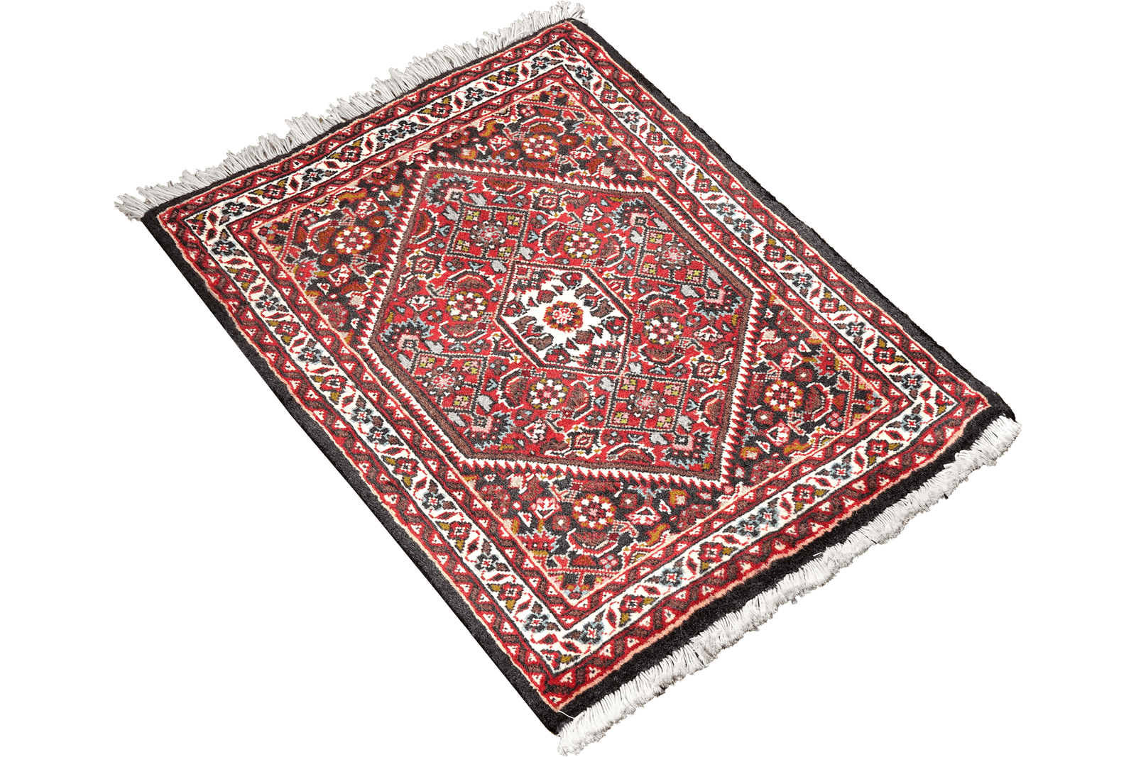 Bidjar Zandjan — Hand-knotted, 47x64 cm, Blue, 100% Virgin Wool | View 4