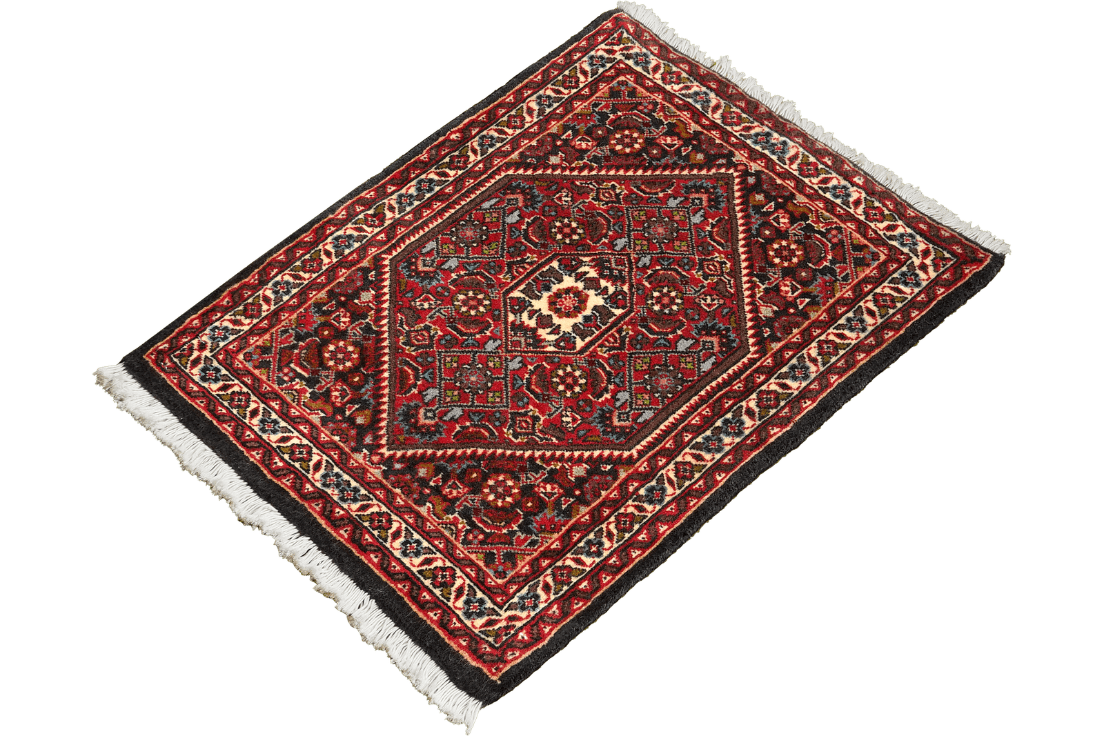 Bidjar Zandjan — Hand-knotted, 47x64 cm, Blue, 100% Virgin Wool | View 5