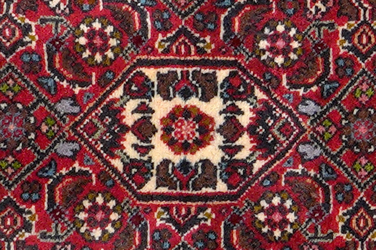 Bidjar Zandjan — Hand-knotted, 47x64 cm, Blue, 100% Virgin Wool | View 6