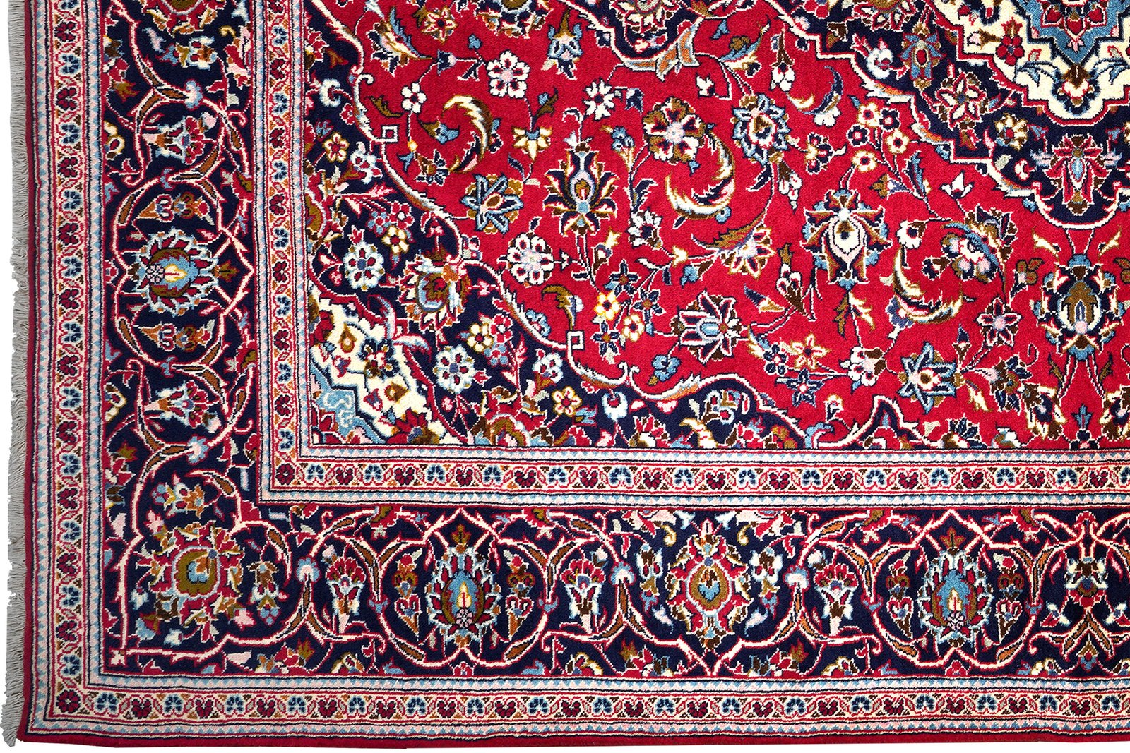 Ardakan — Hand-knotted, 204x284 cm, Red, 100% Virgin Wool | View 3