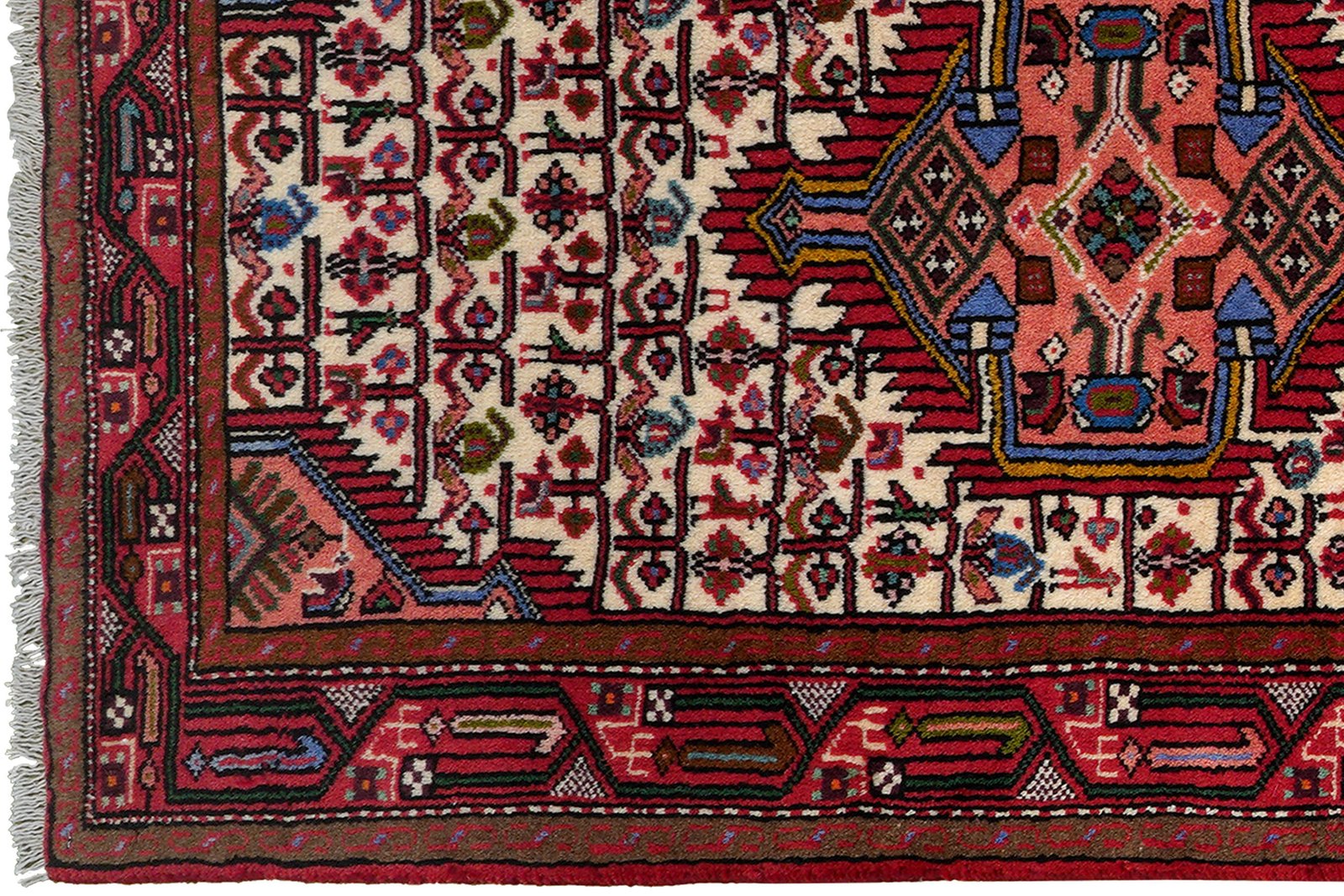 Assadabad — Hand-knotted, 85x289 cm, Beige, 100% Virgin Wool | View 3