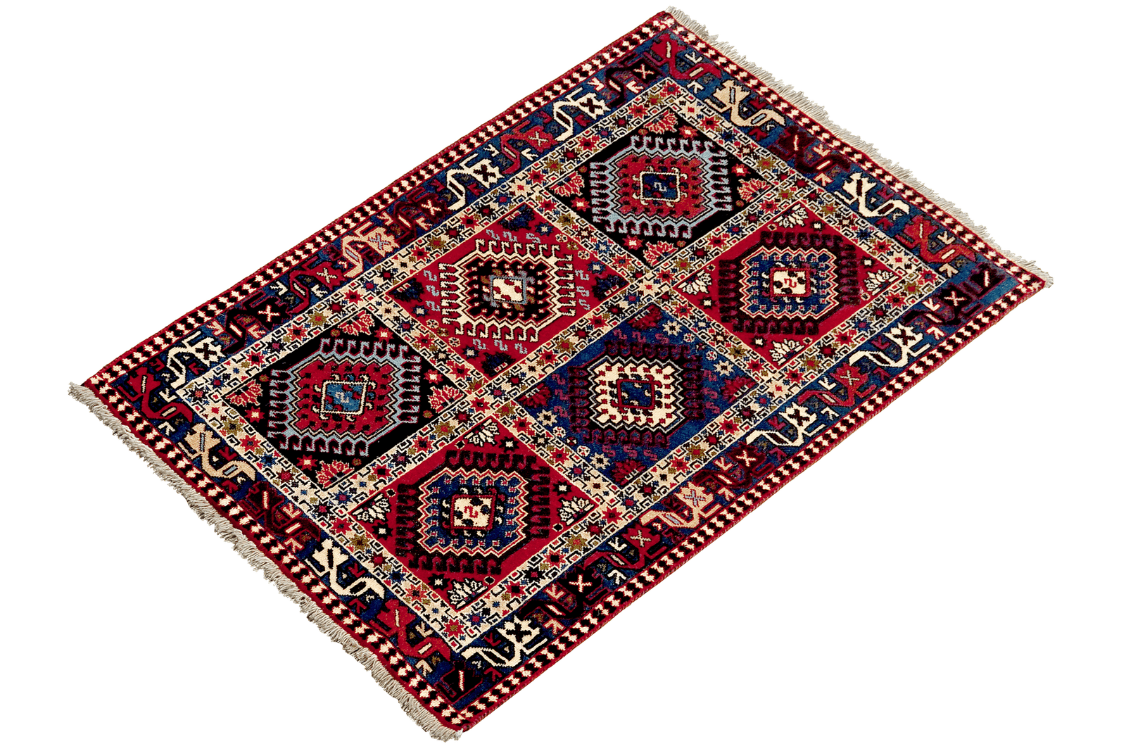 Yalameh — Hand-knotted, 83x123 cm, Multicolor, 100% Virgin Wool | View 5