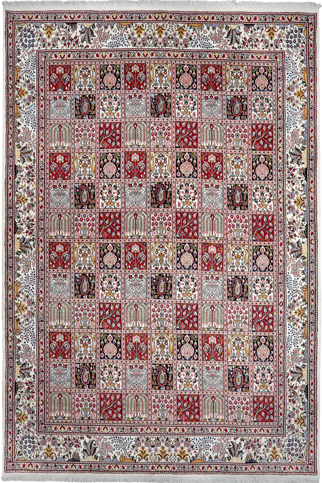 Moud Felder — Hand-knotted, 194x292 cm, Multicolor, 100% Virgin Wool | Main view