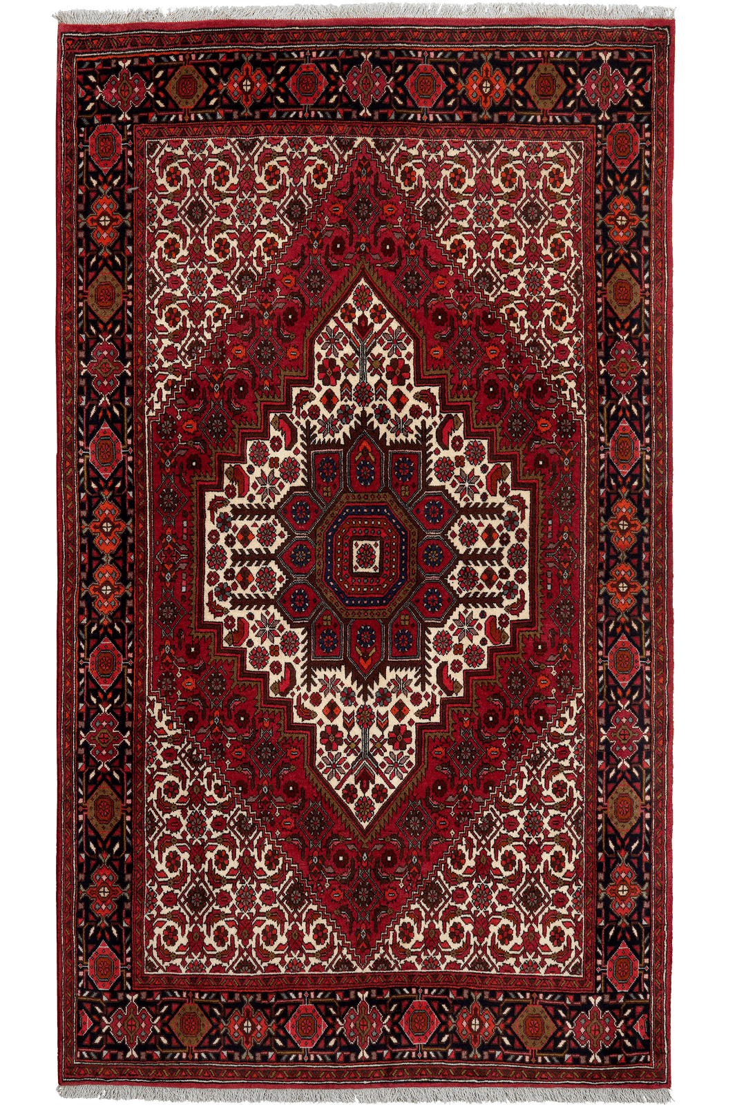 Goltuk — Hand-knotted, 123x204 cm, Red, 100% Virgin Wool | Main view