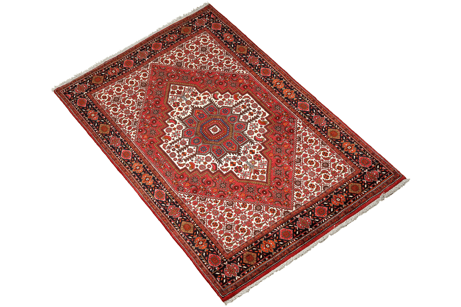 Goltuk — Hand-knotted, 123x204 cm, Red, 100% Virgin Wool | View 4