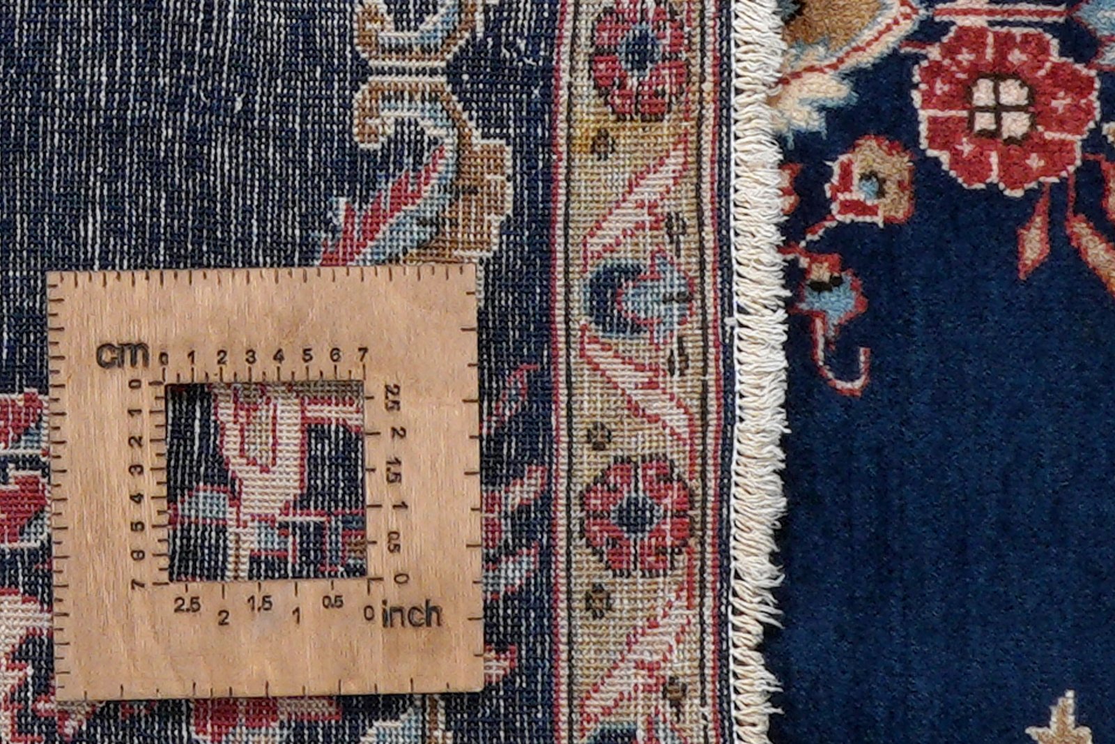 Shahreza — Hand-knotted, 106x171 cm, Blue, 100% Virgin Wool | View 8
