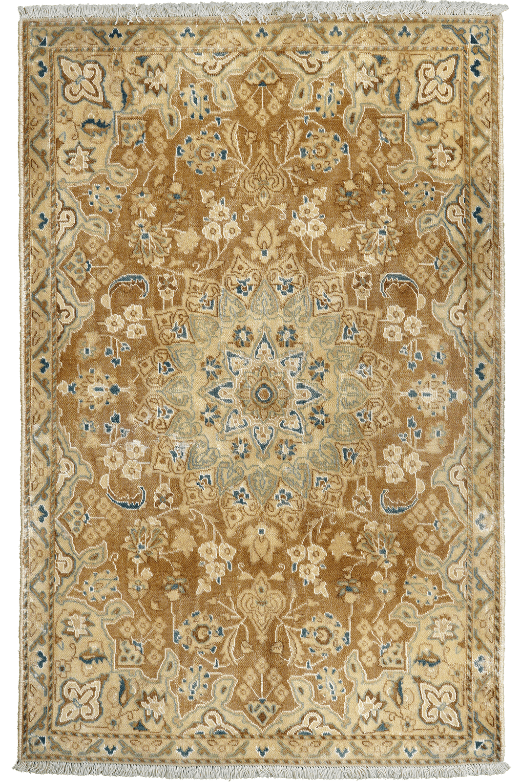 Heritage — Hand-knotted, 87x136 cm, Brown, 100% Virgin Wool | Main view