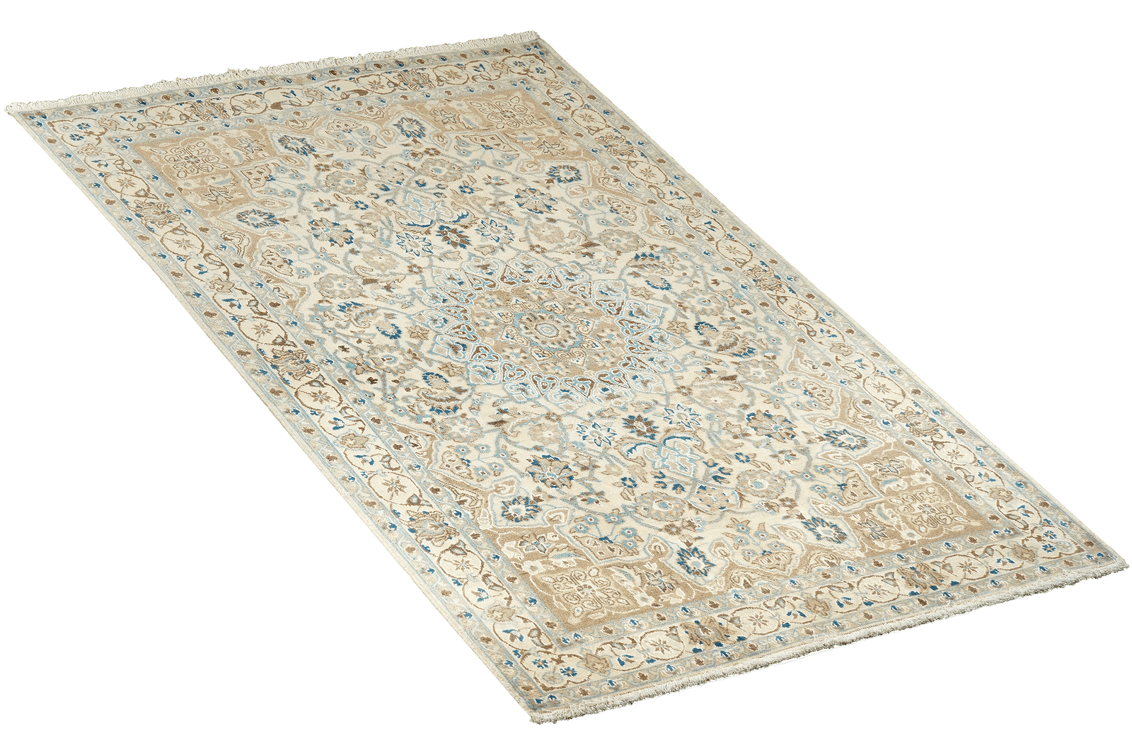 Heritage — Hand-knotted, 115x200 cm, Beige, 100% Virgin Wool | View 4