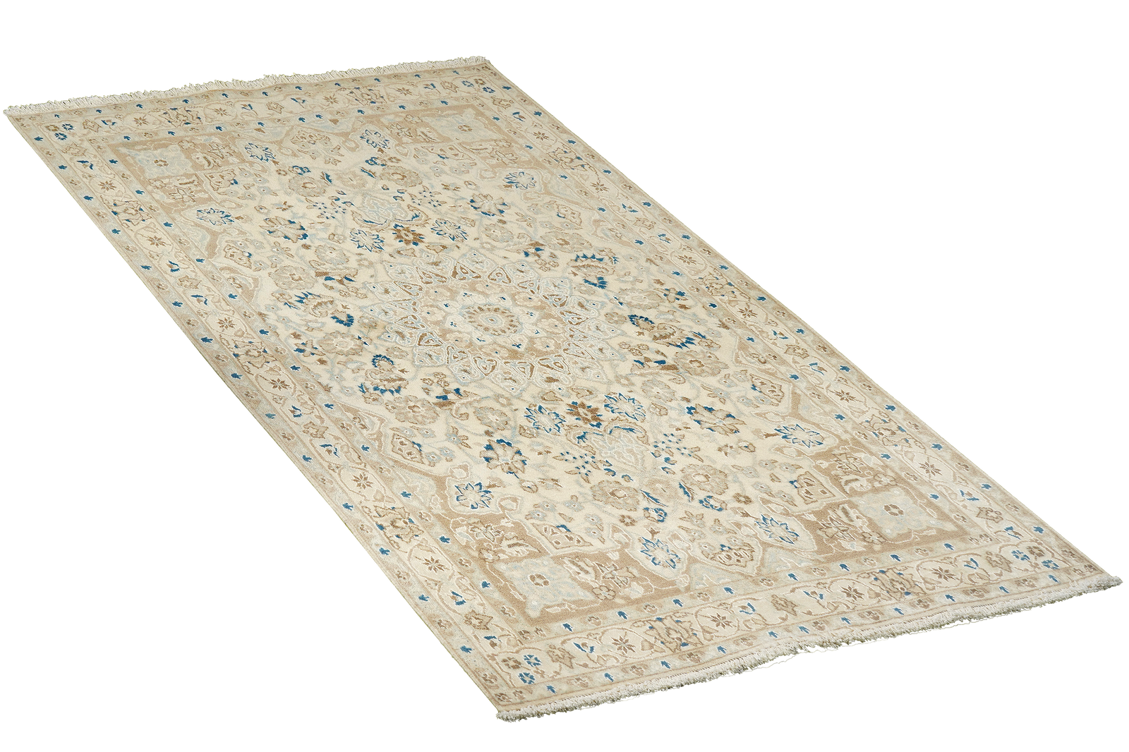 Heritage Saber — Handgefertigt, 198x122 cm, Beige, 100% Virgin Wool | View 5