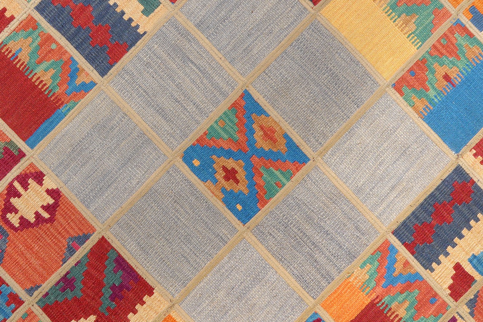 Kelim Tekkeh — Handmade, 150x200 cm, Multicolor, 100% Virgin Wool | View 5