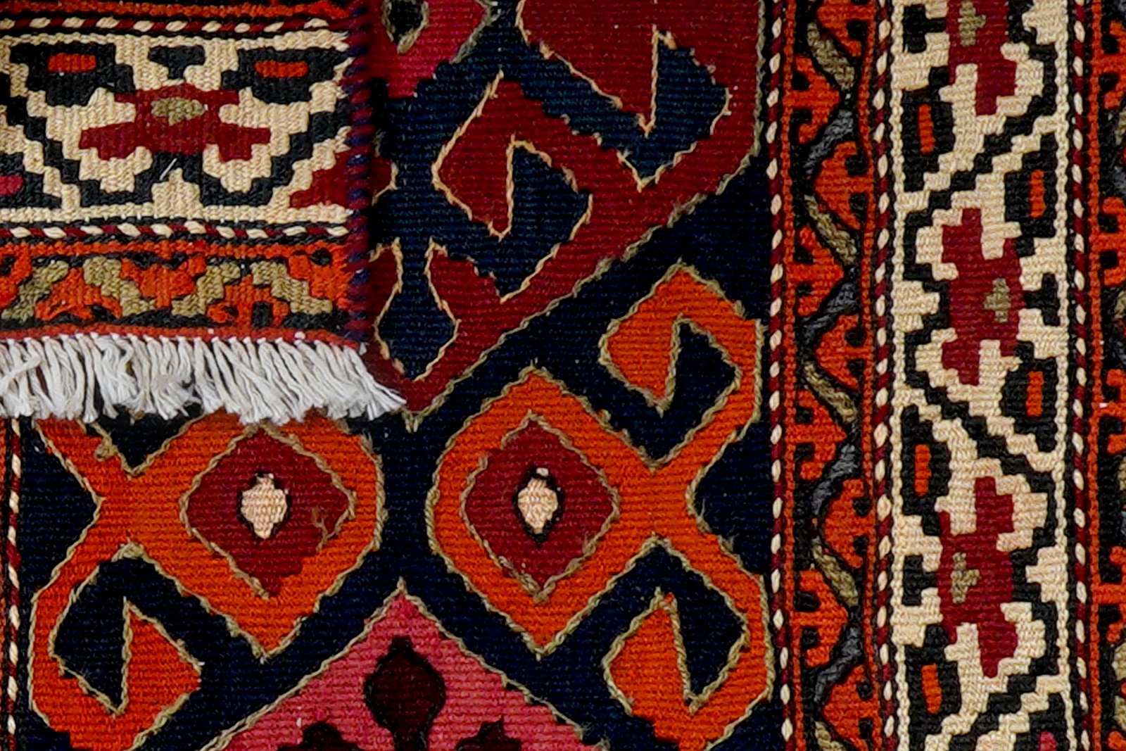 Sumak Shahsavan — Handmade, 105x56 cm, Blue, 100% Virgin Wool | View 6