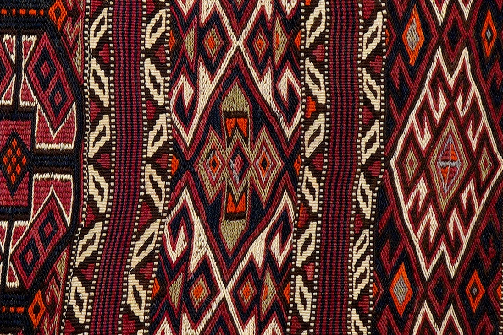 Sumak Shahsavan — Handmade, 76x93 cm, Multicolor, 100% Virgin Wool | View 5