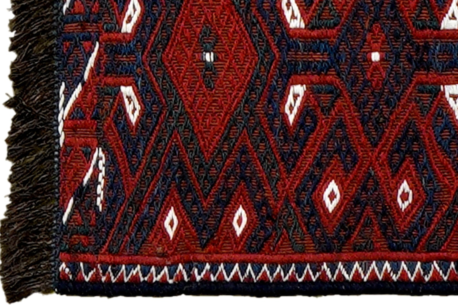 Kelim Turkman — Handmade, 59x36 cm, Multicolor, 100% Virgin Wool | View 3