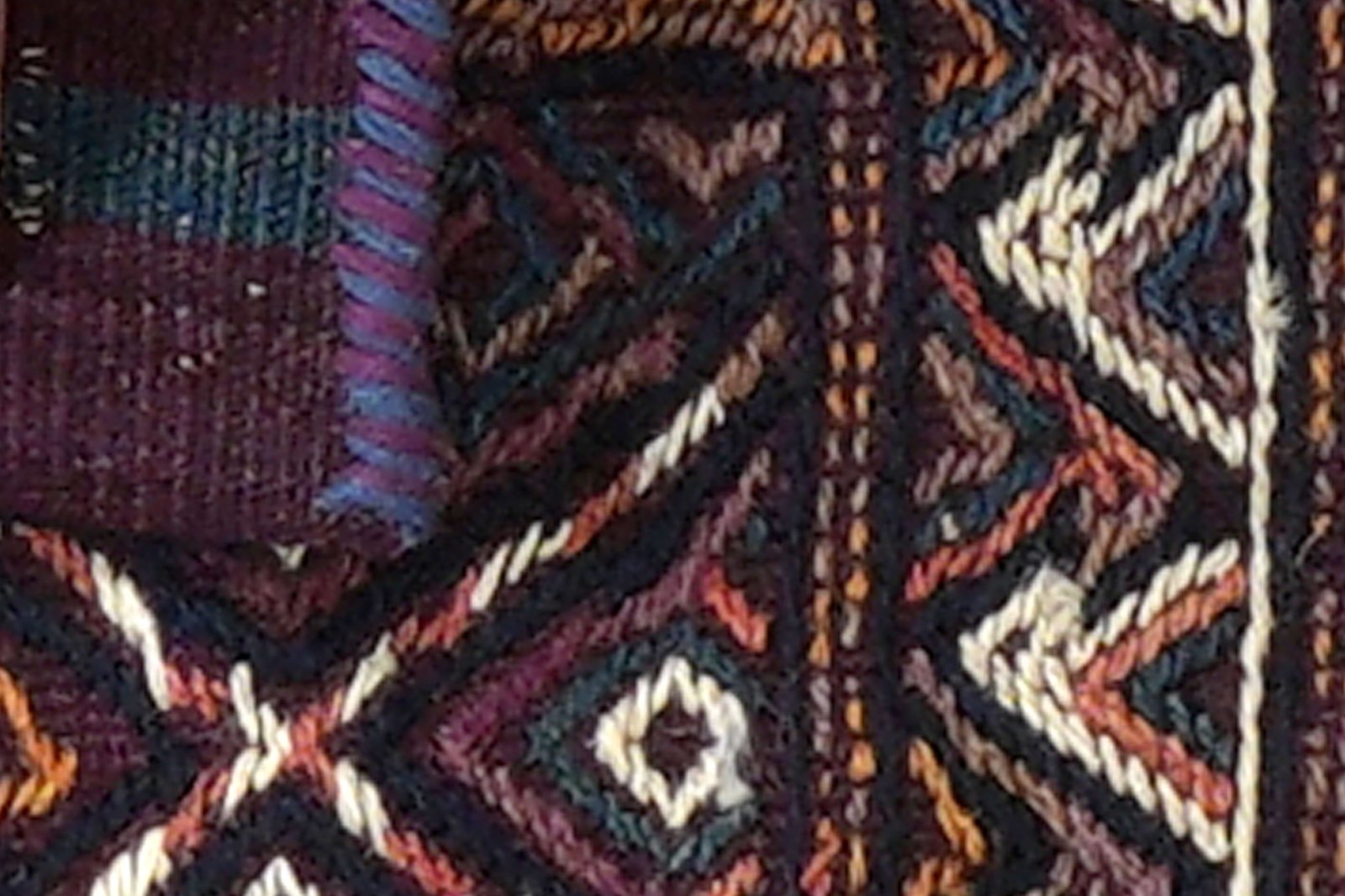 Tasche — Handmade, 48x24 cm, Multicolor, 100% Virgin Wool | View 6