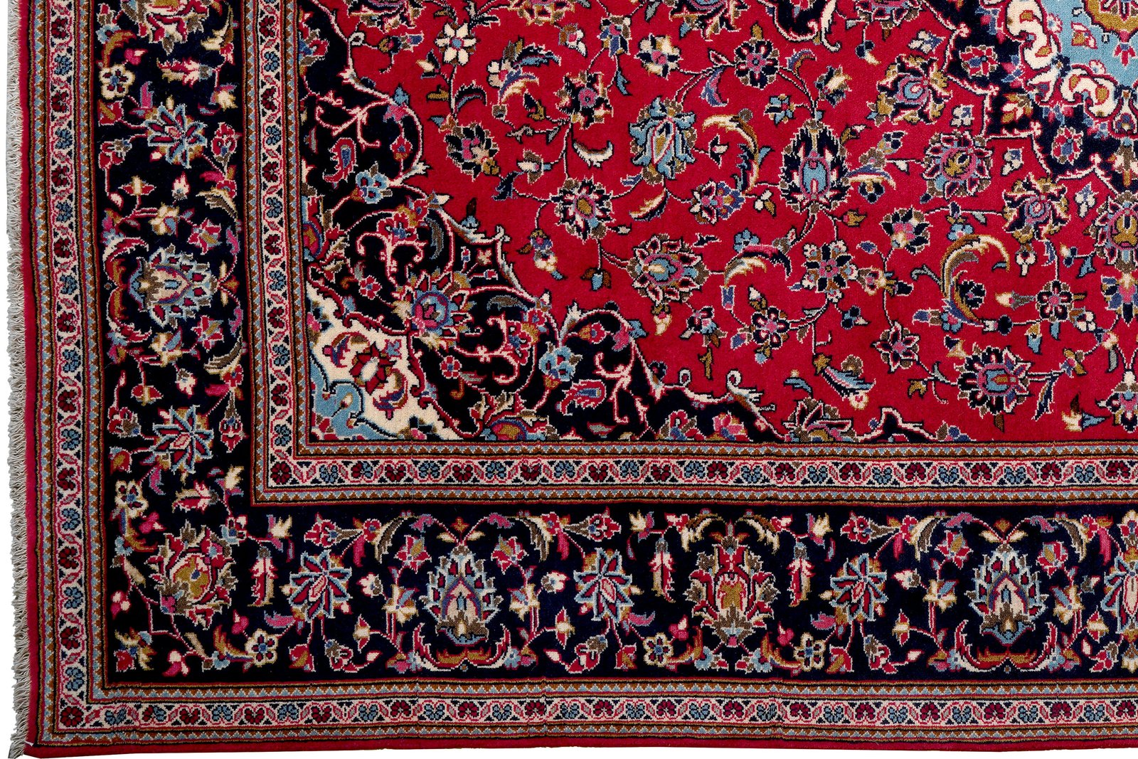 Ardakan — Hand-knotted, 197x295 cm, Red, 100% Virgin Wool | View 3