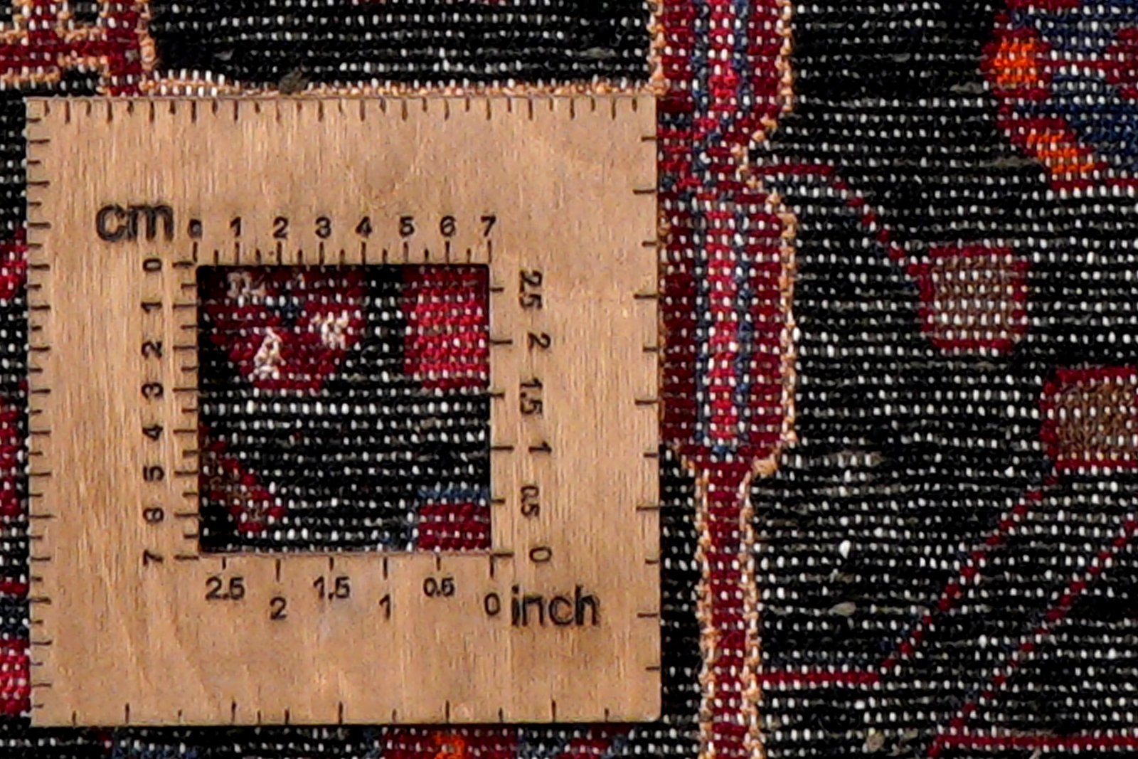 Nahavand — Hand-knotted, 145x252 cm, Black, 100% Virgin Wool | View 8