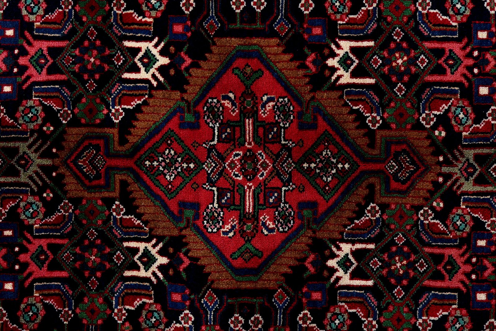 Assadabad — Hand-knotted, 135x210 cm, Blue, 100% Virgin Wool | View 6