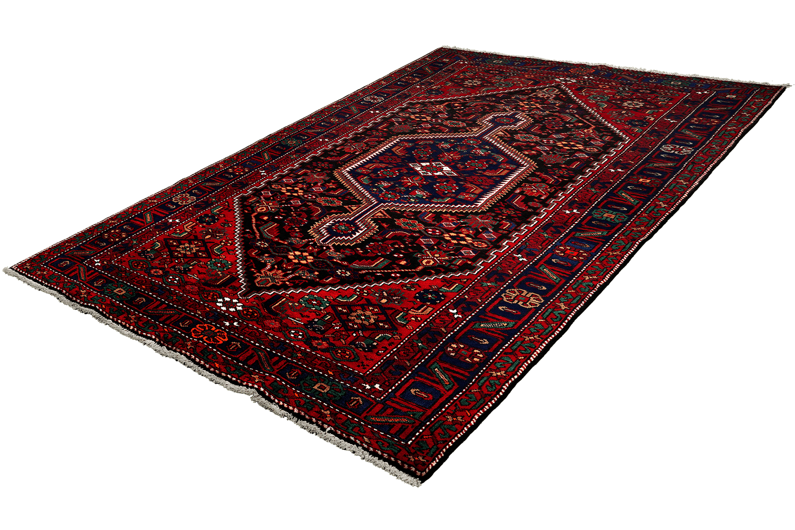 Khamseh — Hand-knotted, 160x260 cm, Black, 100% Virgin Wool | View 5