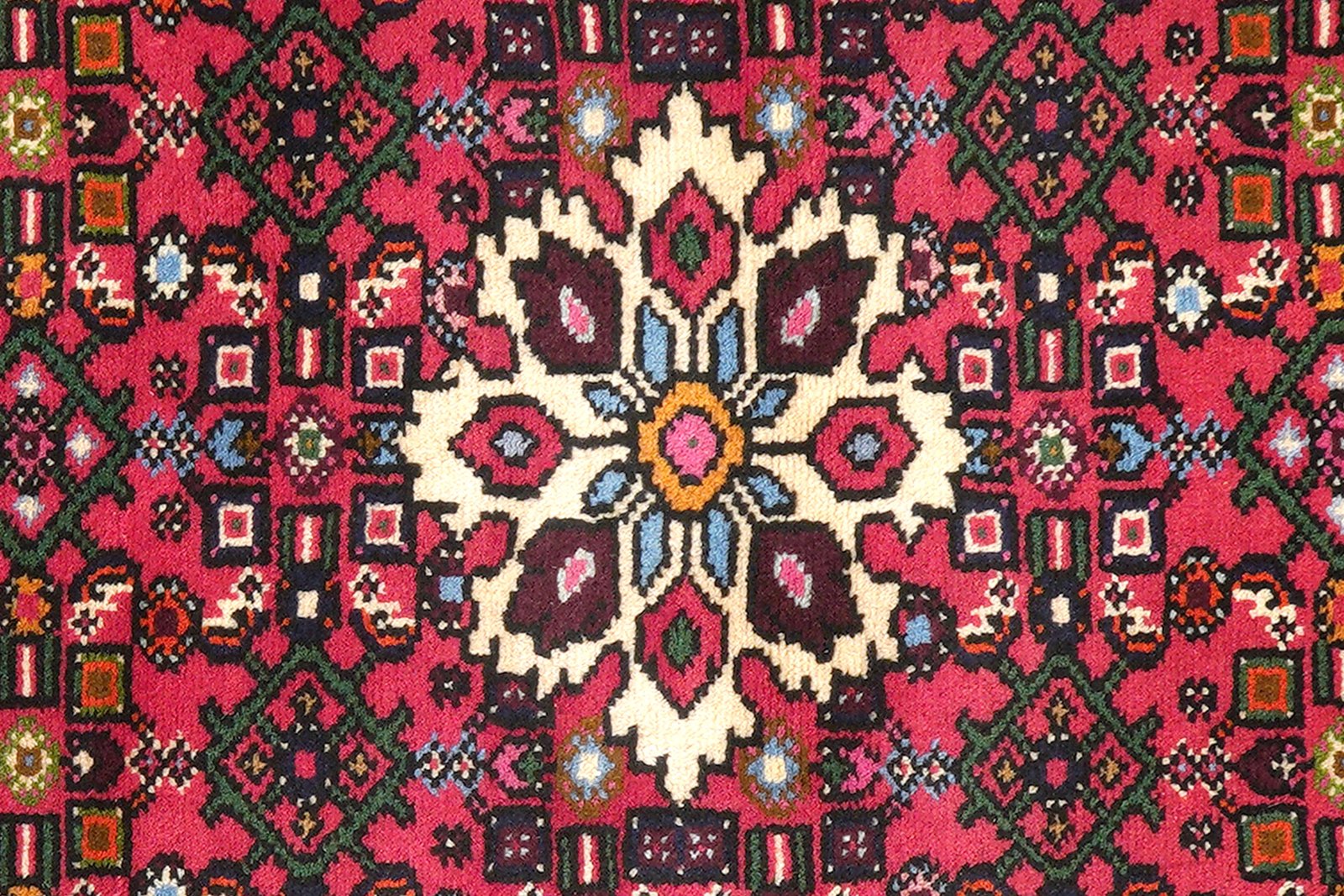 Hosseinabad — Hand-knotted, 82x293 cm, Red, 100% Virgin Wool | View 6