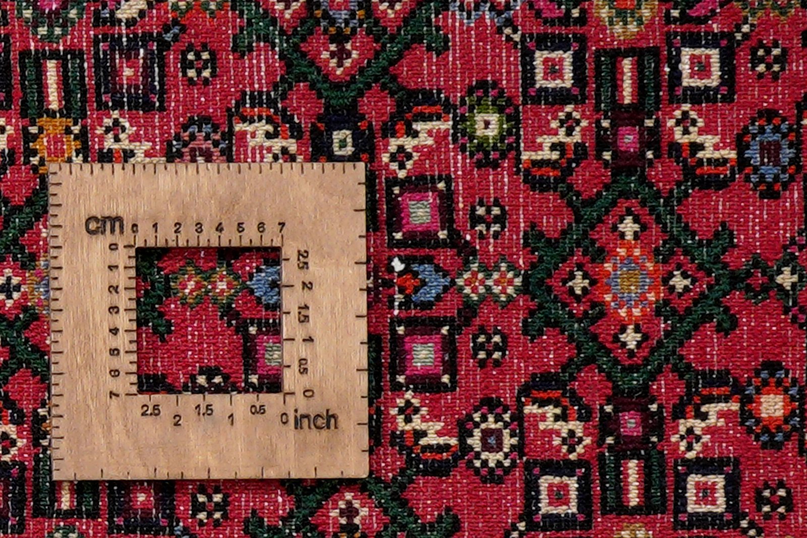 Hosseinabad — Hand-knotted, 82x293 cm, Red, 100% Virgin Wool | View 8
