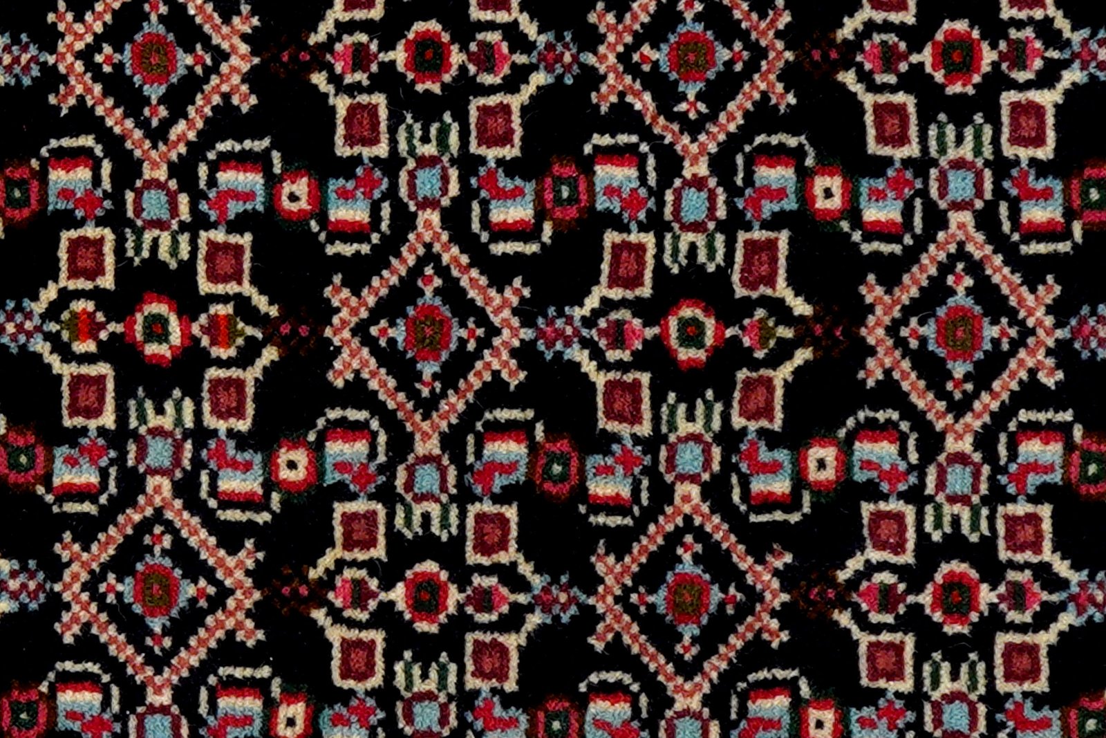 Hamadan — Hand-knotted, 61x94 cm, Blue, 100% Virgin Wool | View 6