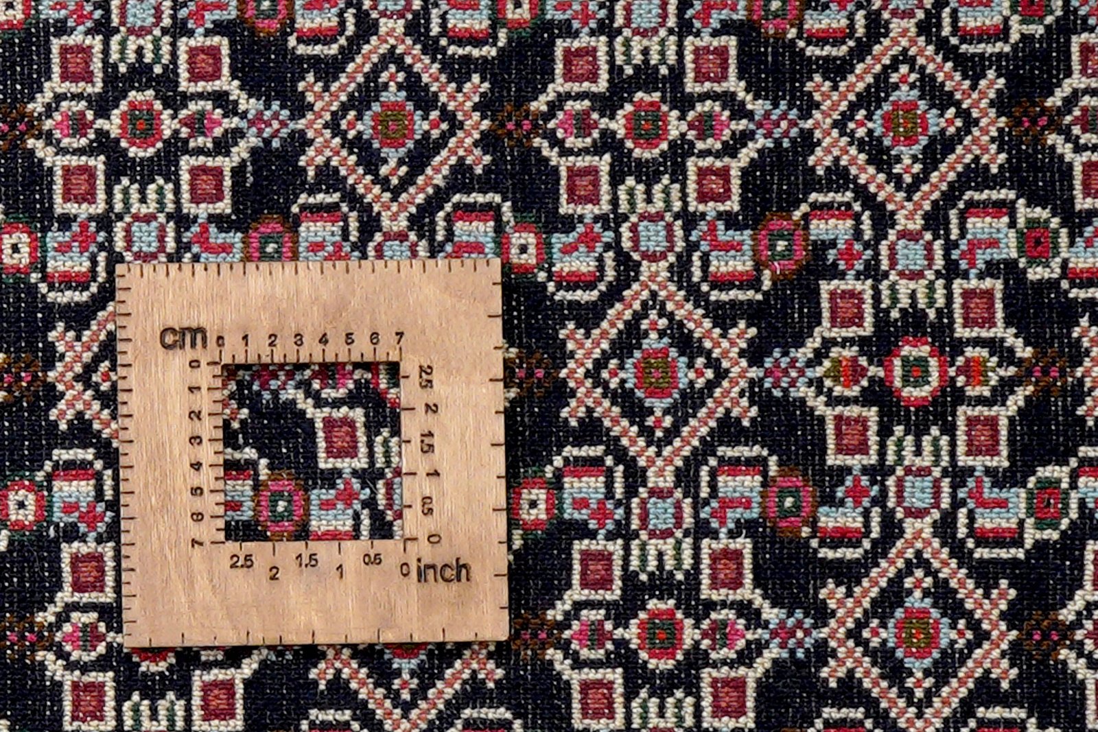 Hamadan — Hand-knotted, 61x94 cm, Blue, 100% Virgin Wool | View 8