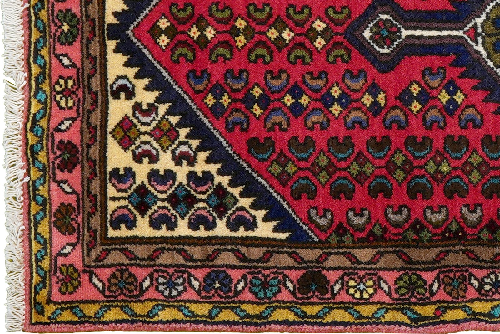 Kolyai — Hand-knotted, 60x104 cm, Red, 100% Virgin Wool | View 3