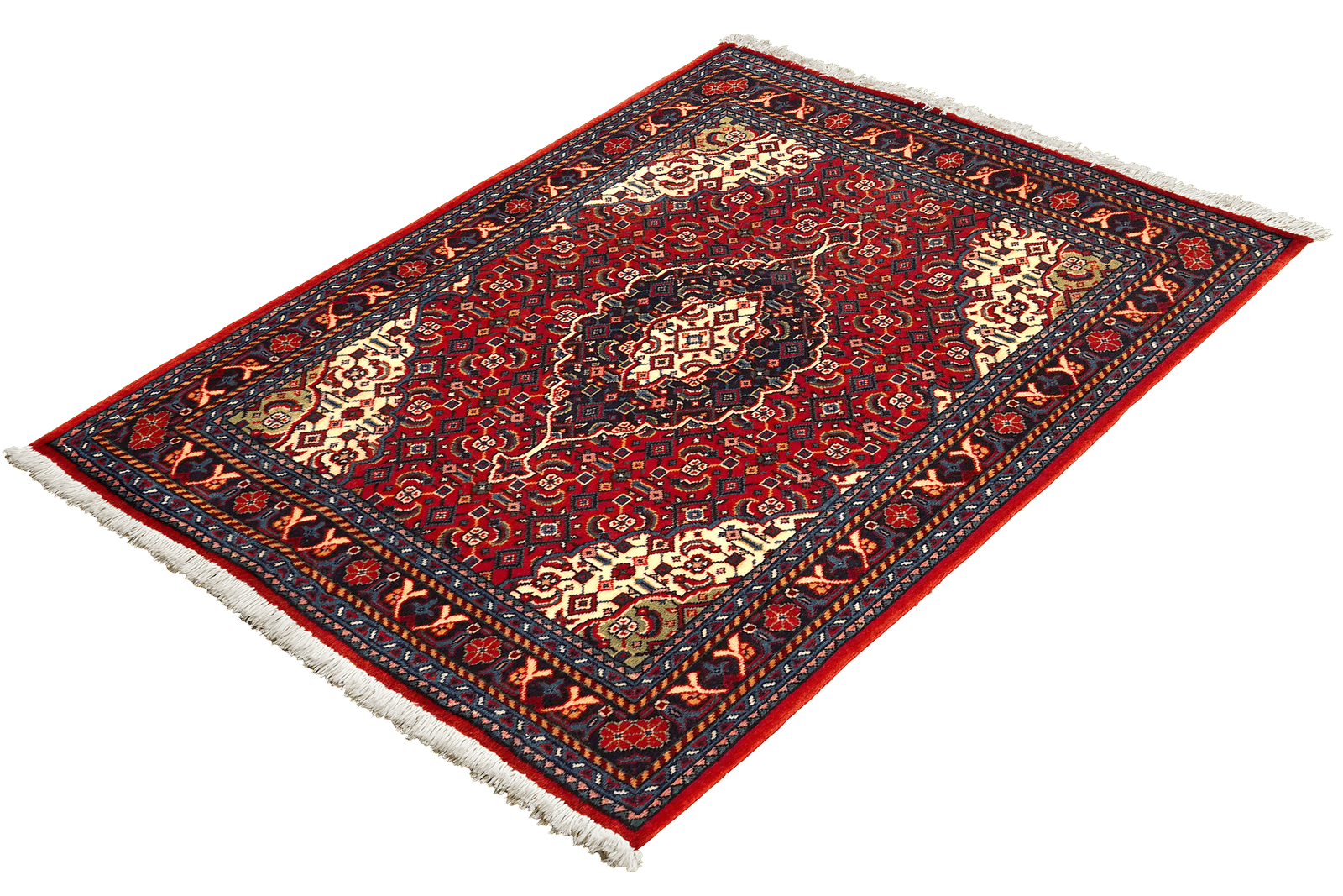 Sarough — Hand-knotted, 66x78 cm, Red, 100% Virgin Wool | View 5