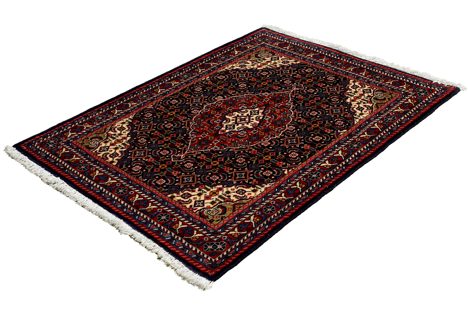 Sarough — Hand-knotted, 66x80 cm, Blue, 100% Virgin Wool | View 5
