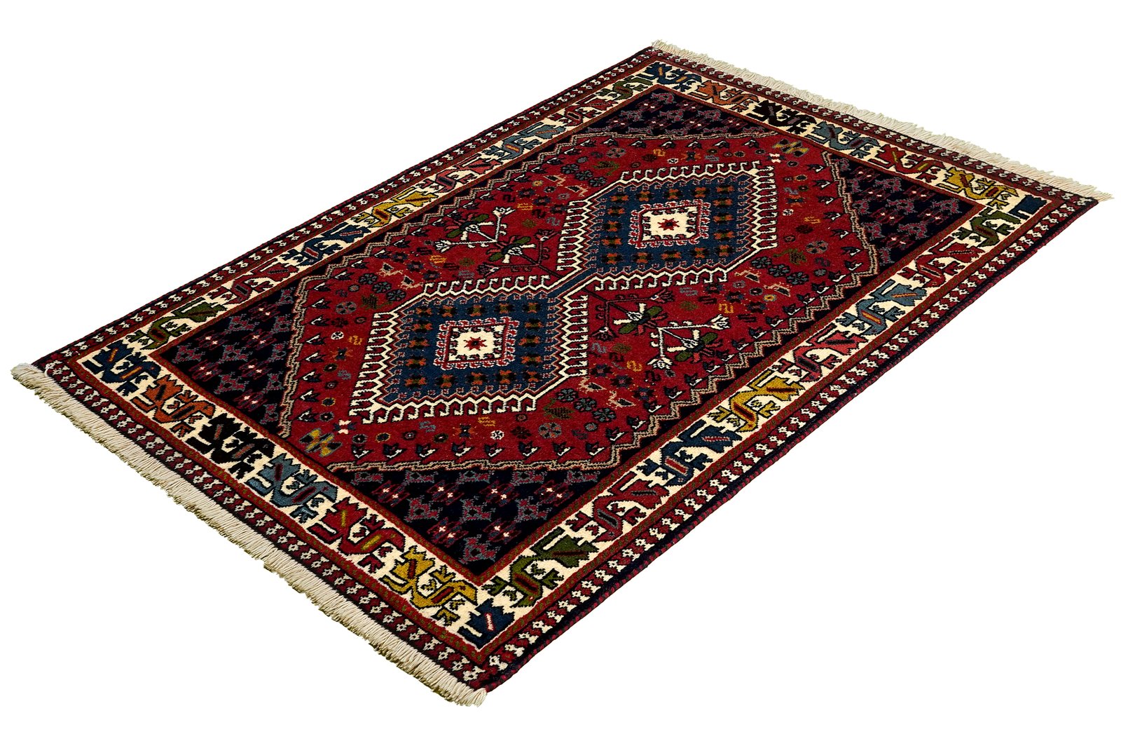 Yalameh — Hand-knotted, 81x128 cm, Multicolor, 100% Virgin Wool | View 5
