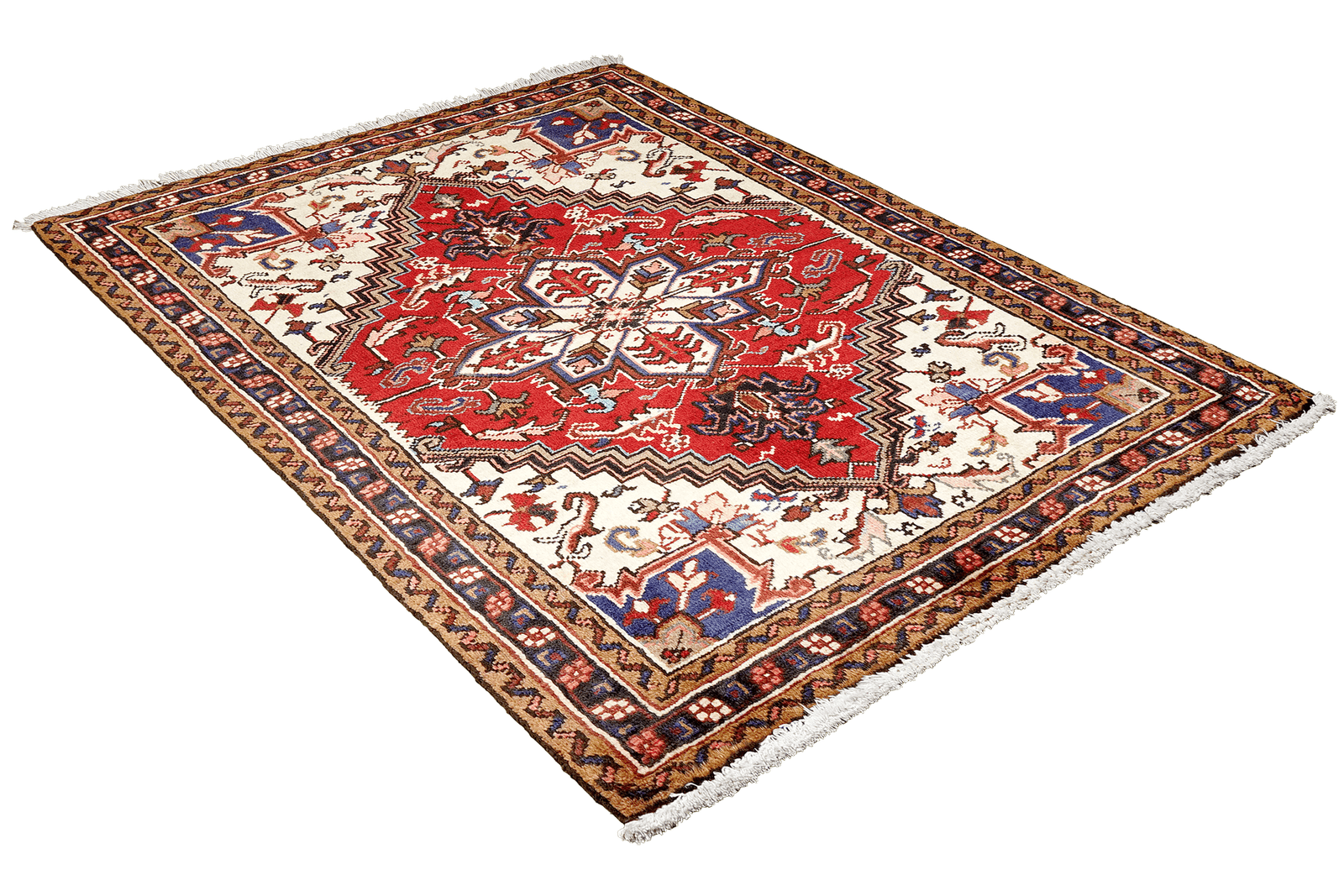 Mehrewan — Hand-knotted, 101x137 cm, Red, 100% Virgin Wool | View 4