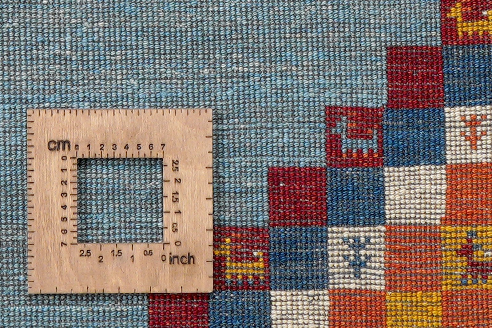 Gabbeh Sonnat — Hand-knotted, 153x194 cm, Blue, 100% Virgin Wool | View 8