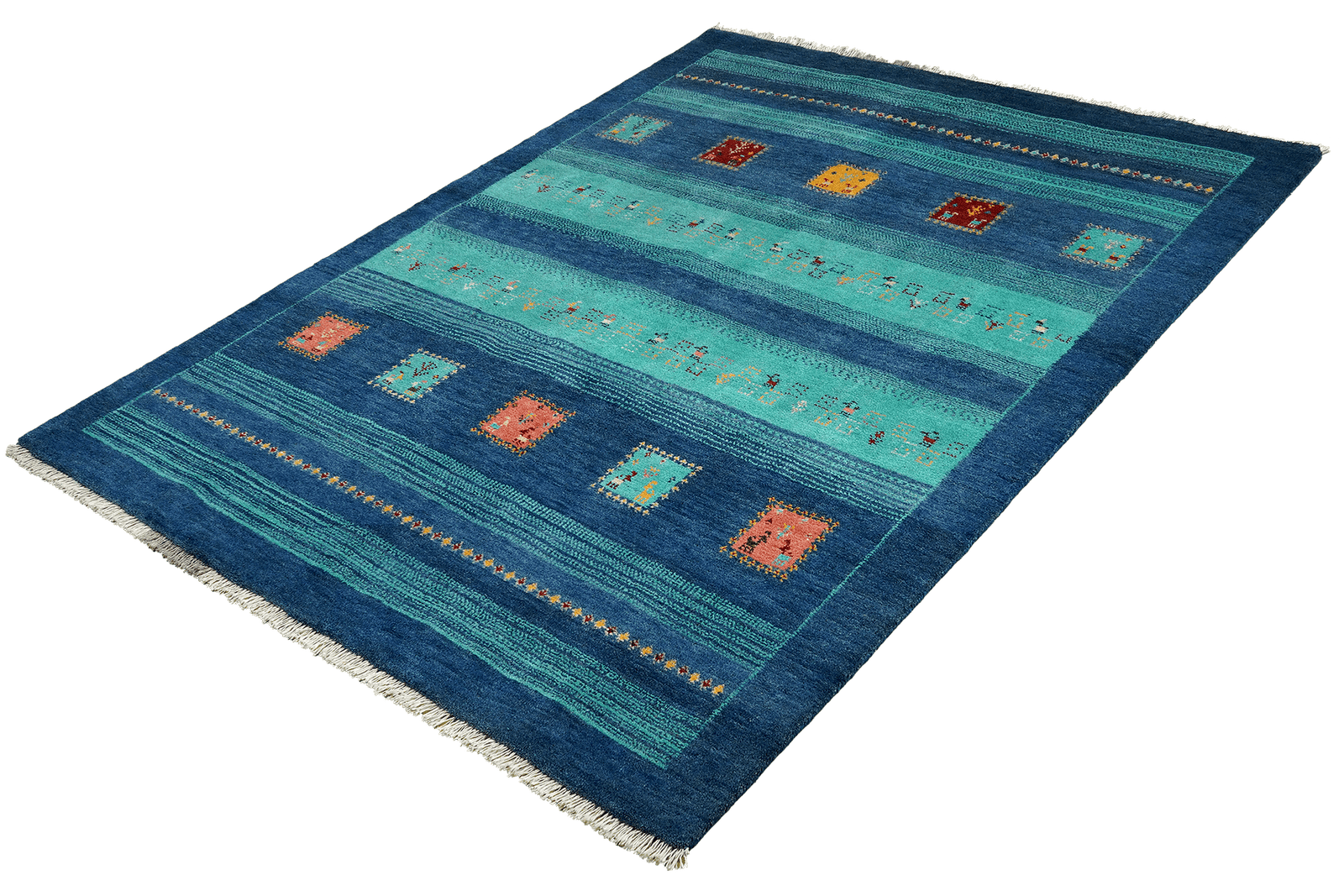 Gabbeh Sonnat — Hand-knotted, 154x193 cm, Multicolor, 100% Virgin Wool | View 5