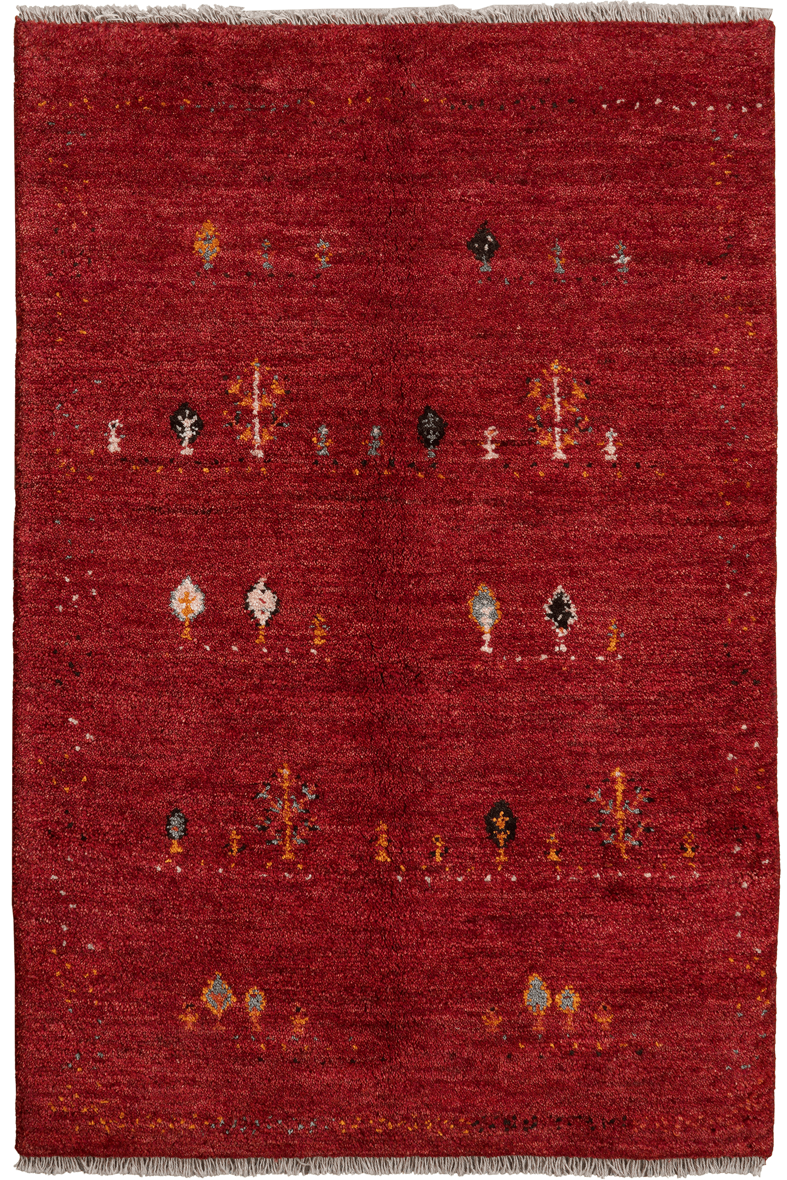 Gabbeh Sonnat — Hand-knotted, 94x143 cm, Multicolor, 100% Virgin Wool | Main view