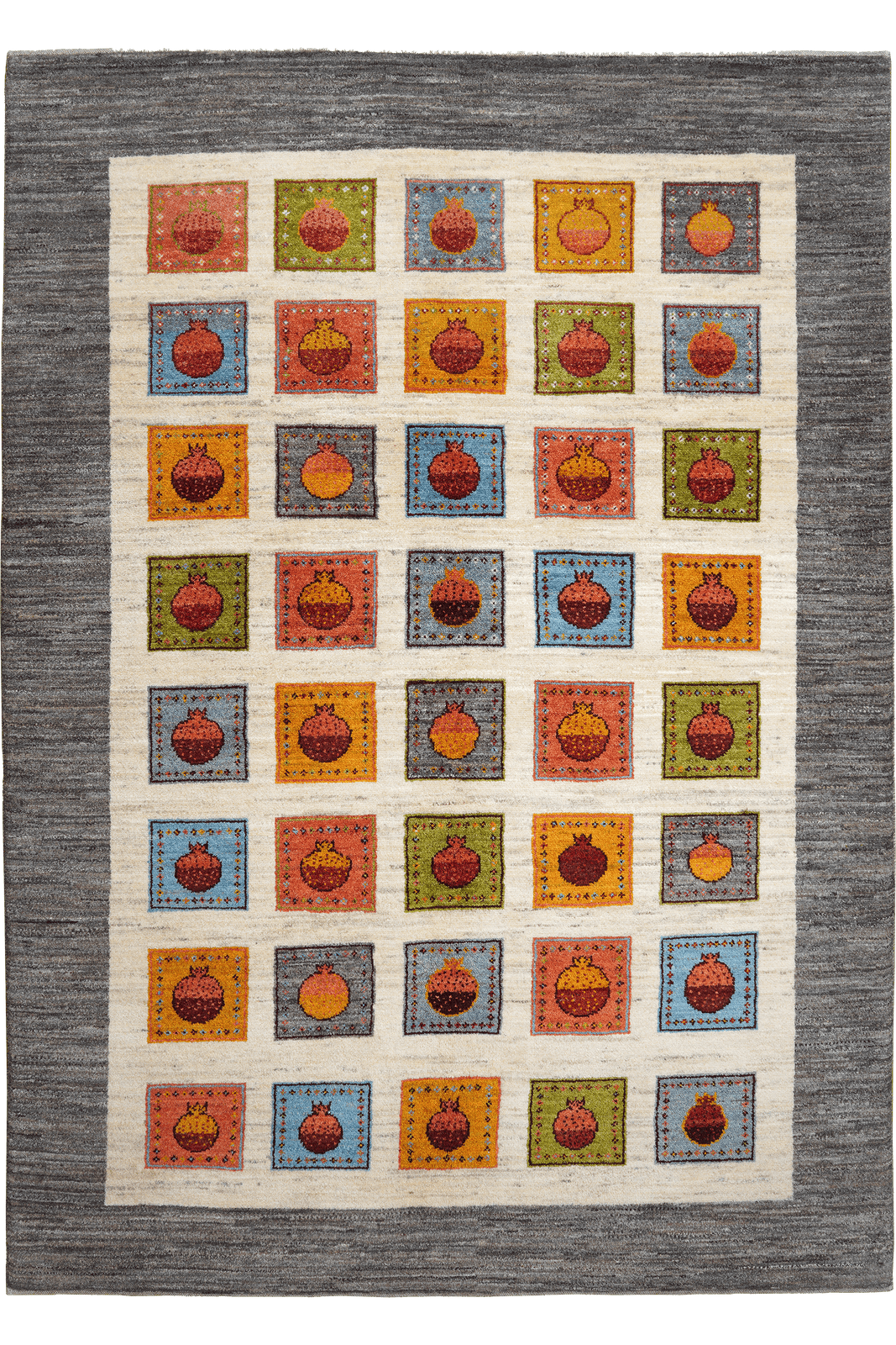 Rizbaf — Hand-knotted, 170x239 cm, Beige, 100% Virgin Wool | Main view