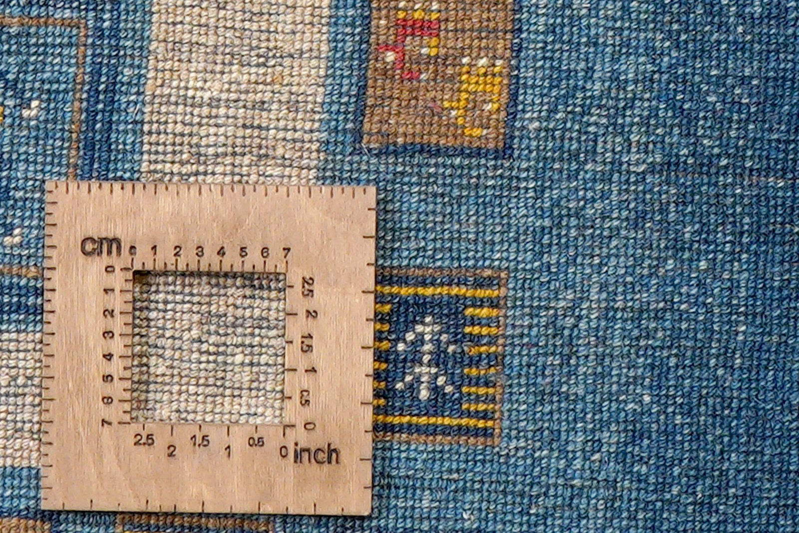 Rizbaf — Hand-knotted, 169x247 cm, Blue, 100% Virgin Wool | View 8