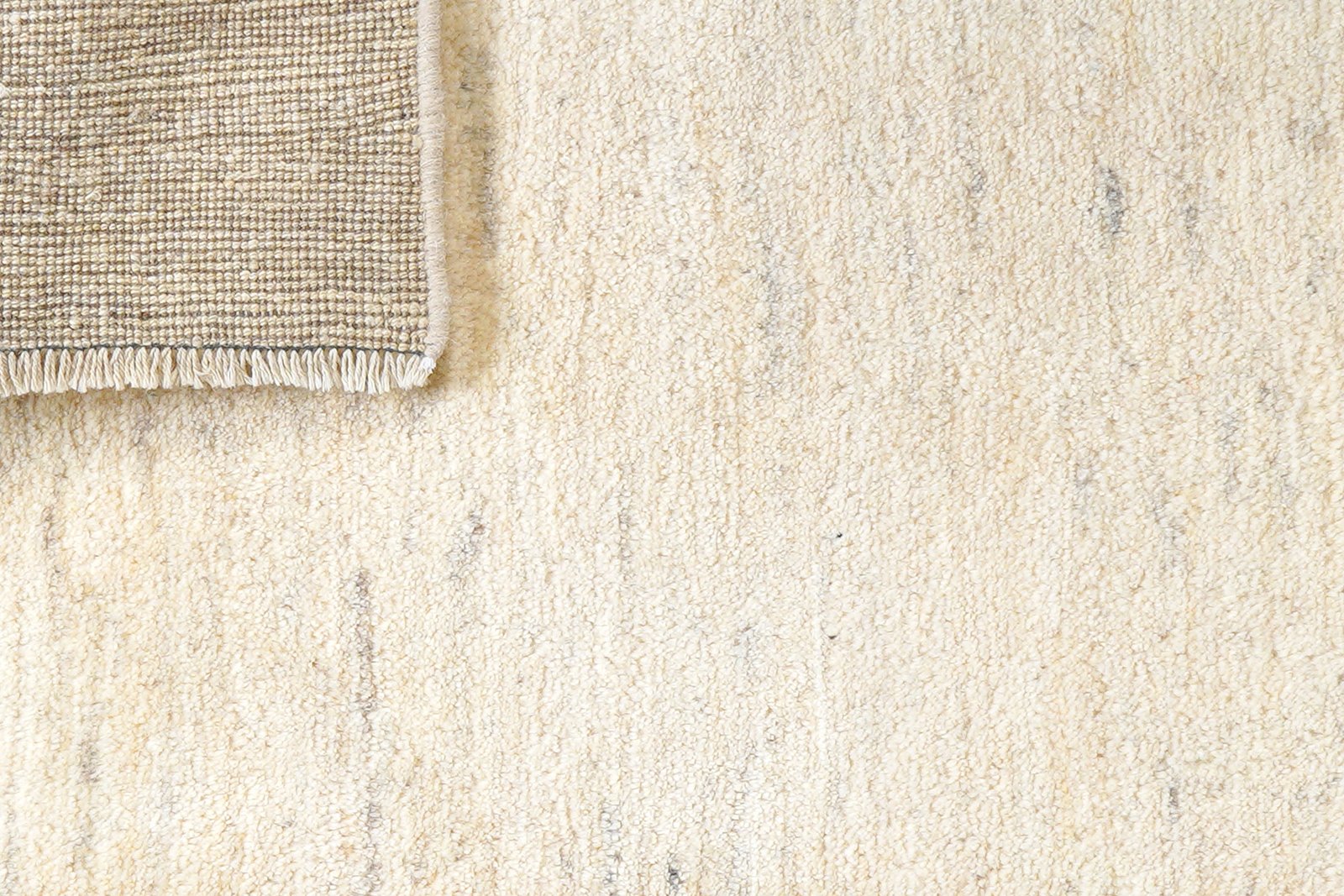 Gabbeh — Hand-knotted, 82x127 cm, Beige, 100% Virgin Wool | View 7