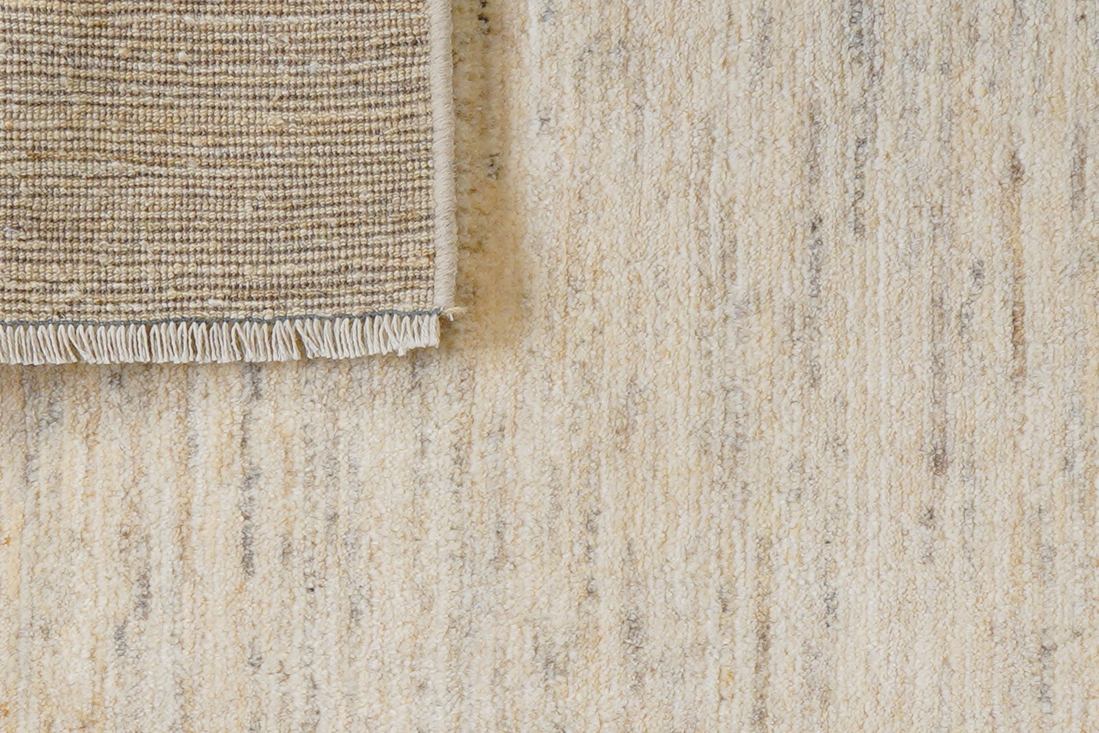 Gabbeh — Hand-knotted, 80x126 cm, Beige, 100% Virgin Wool | View 7