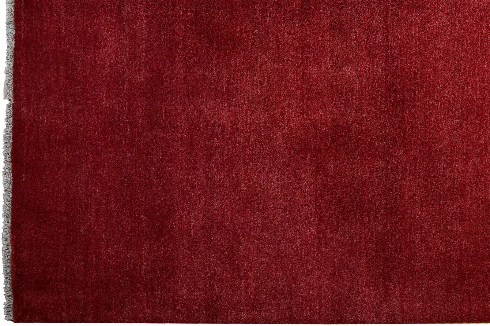 Gabbeh — Hand-knotted, 201x295 cm, Red, 100% Virgin Wool | View 3