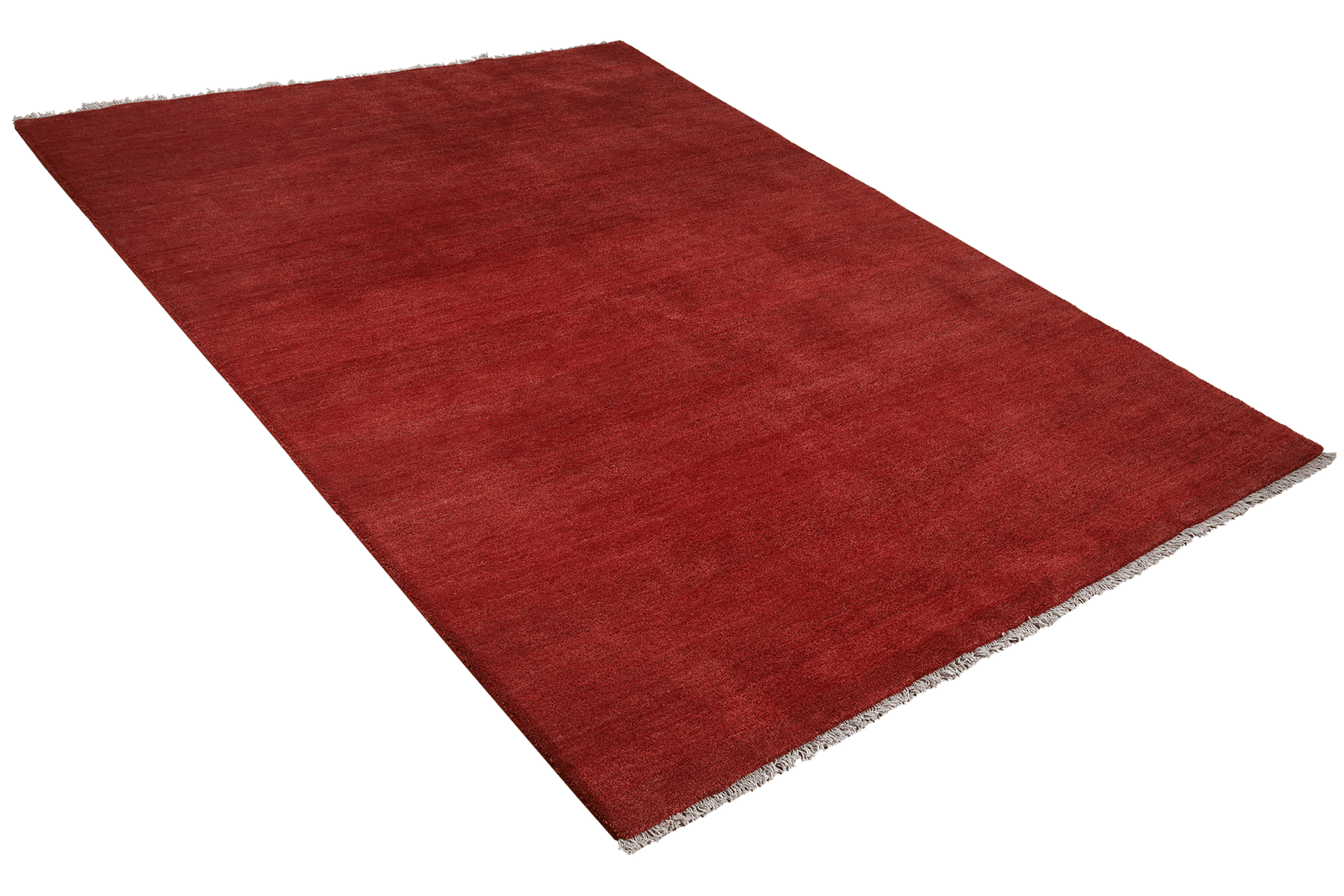 Gabbeh — Hand-knotted, 201x295 cm, Red, 100% Virgin Wool | View 4