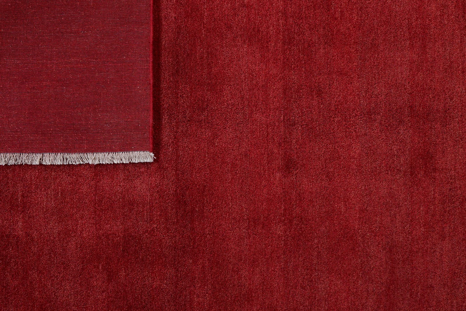 Gabbeh — Hand-knotted, 201x295 cm, Red, 100% Virgin Wool | View 7