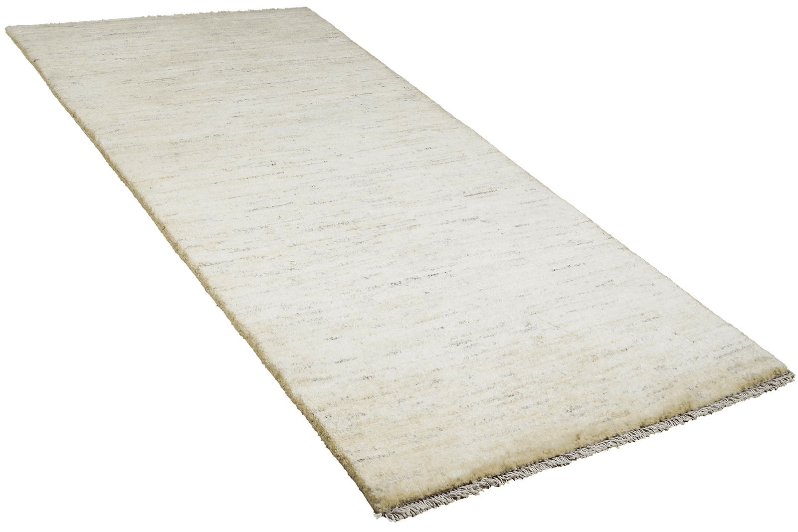 Gabbeh — Hand-knotted, 82x197 cm, Beige, 100% Virgin Wool | View 4