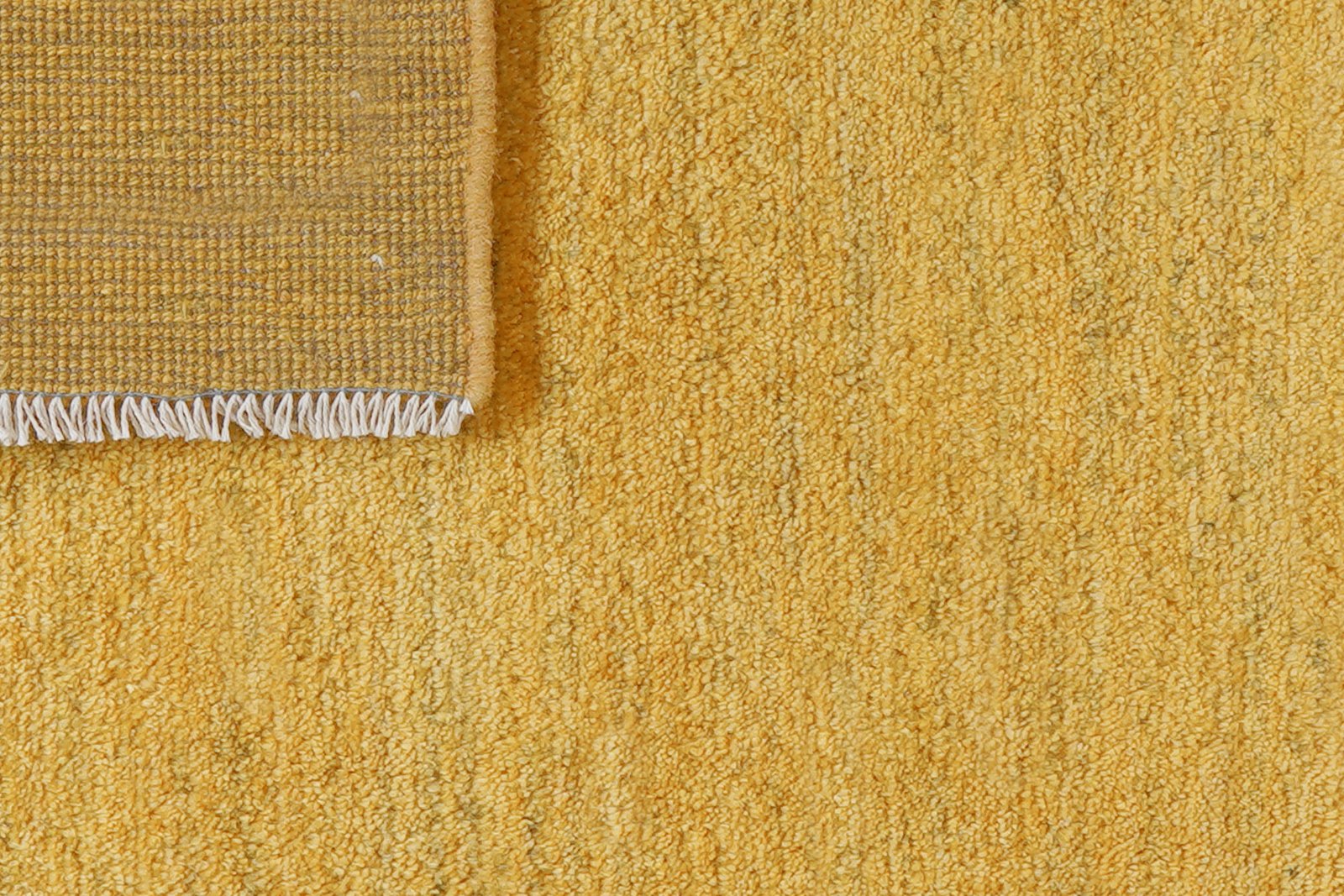 Gabbeh — Hand-knotted, 82x118 cm, Yellow, 100% Virgin Wool | View 7