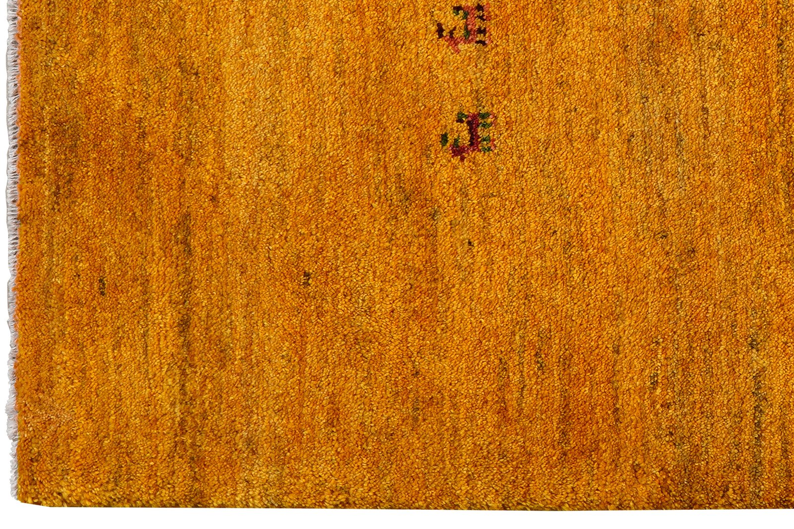 Gabbeh — Hand-knotted, 95x149 cm, Yellow, 100% Virgin Wool | View 3