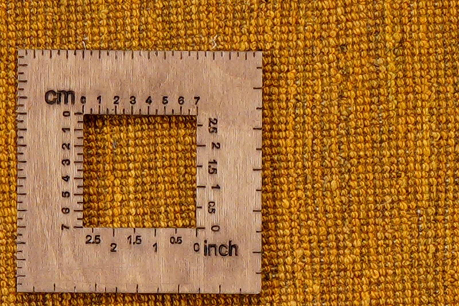 Gabbeh — Hand-knotted, 95x149 cm, Yellow, 100% Virgin Wool | View 8
