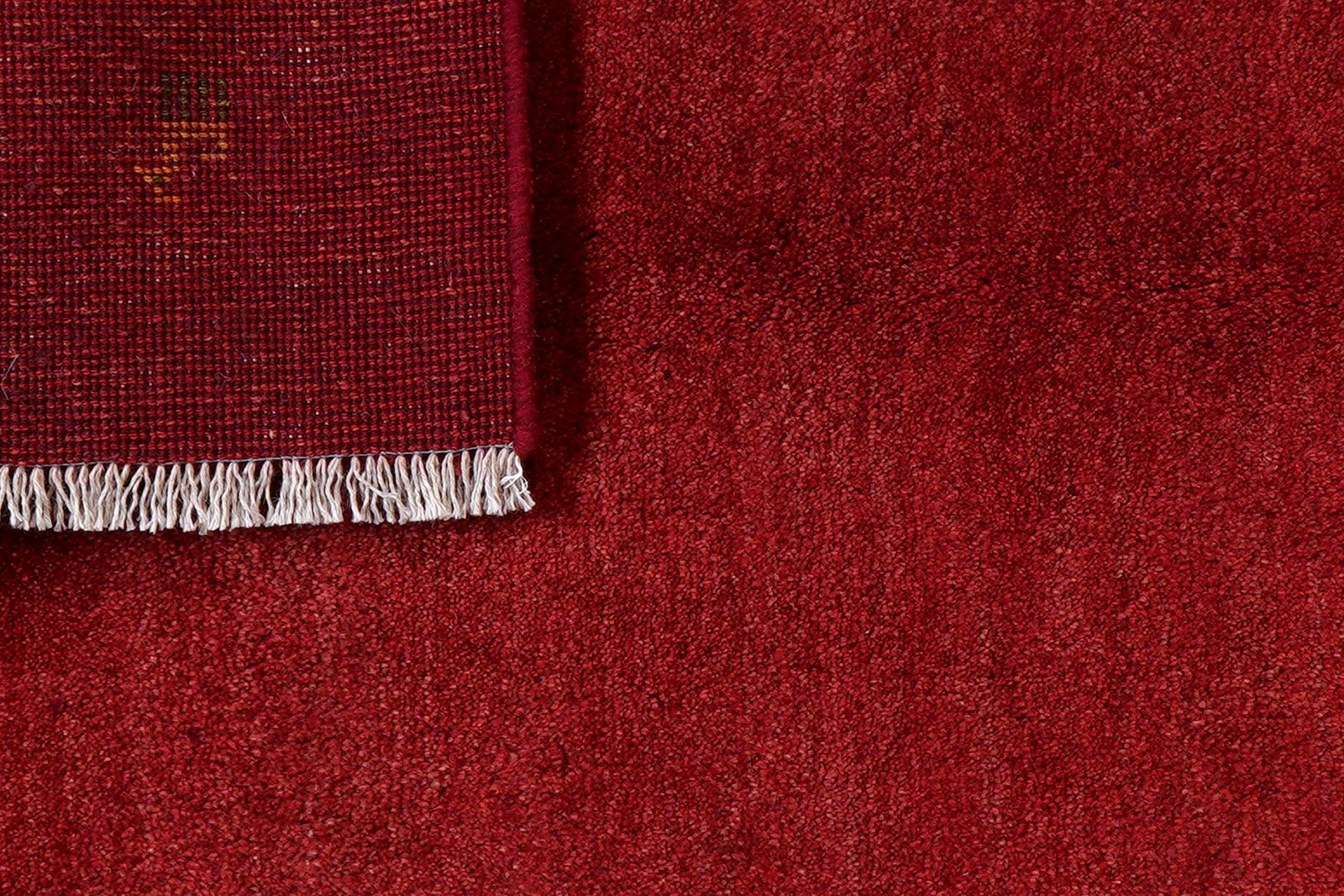 Gabbeh — Hand-knotted, 97x153 cm, Red, 100% Virgin Wool | View 7