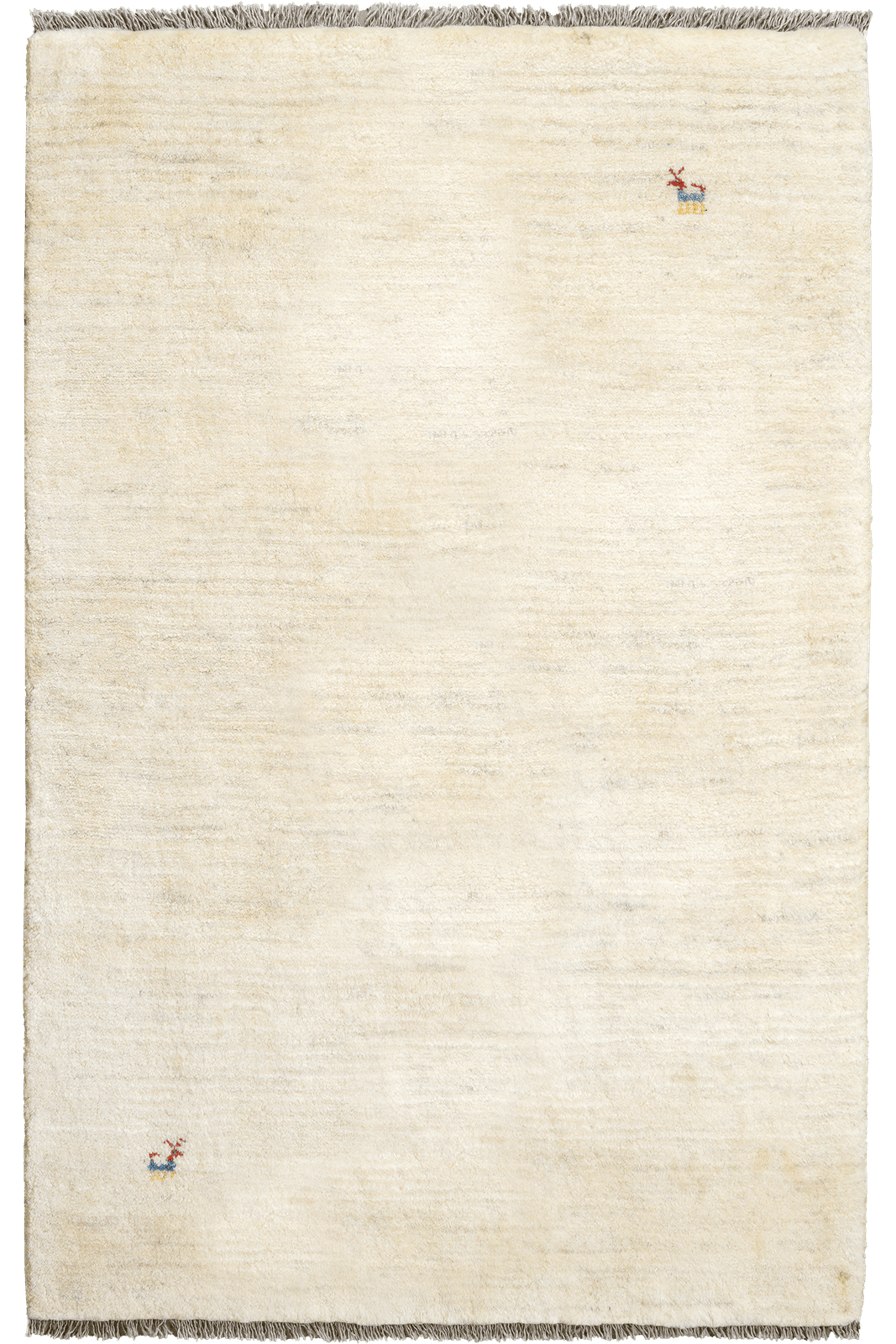 Gabbeh — Hand-knotted, 102x156 cm, Beige, 100% Virgin Wool | Main view